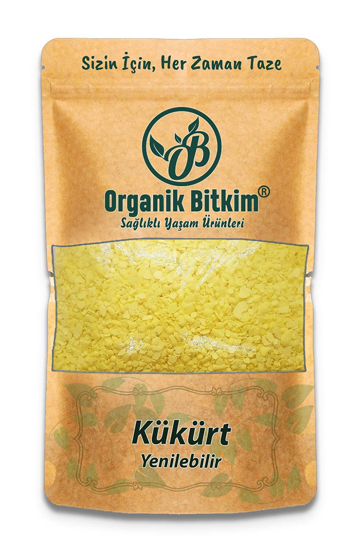 Organik Bitkim Yenilebilir Kükürt 500 gr