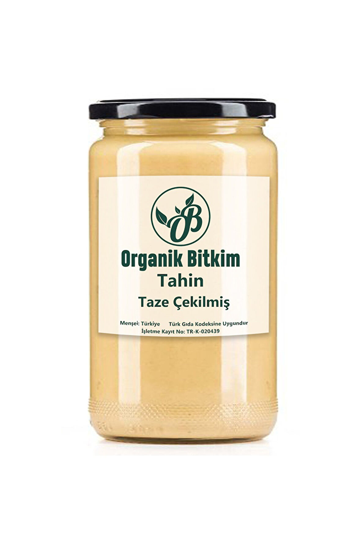 Organik Bitkim Taze Çekim Tahin 600 gr