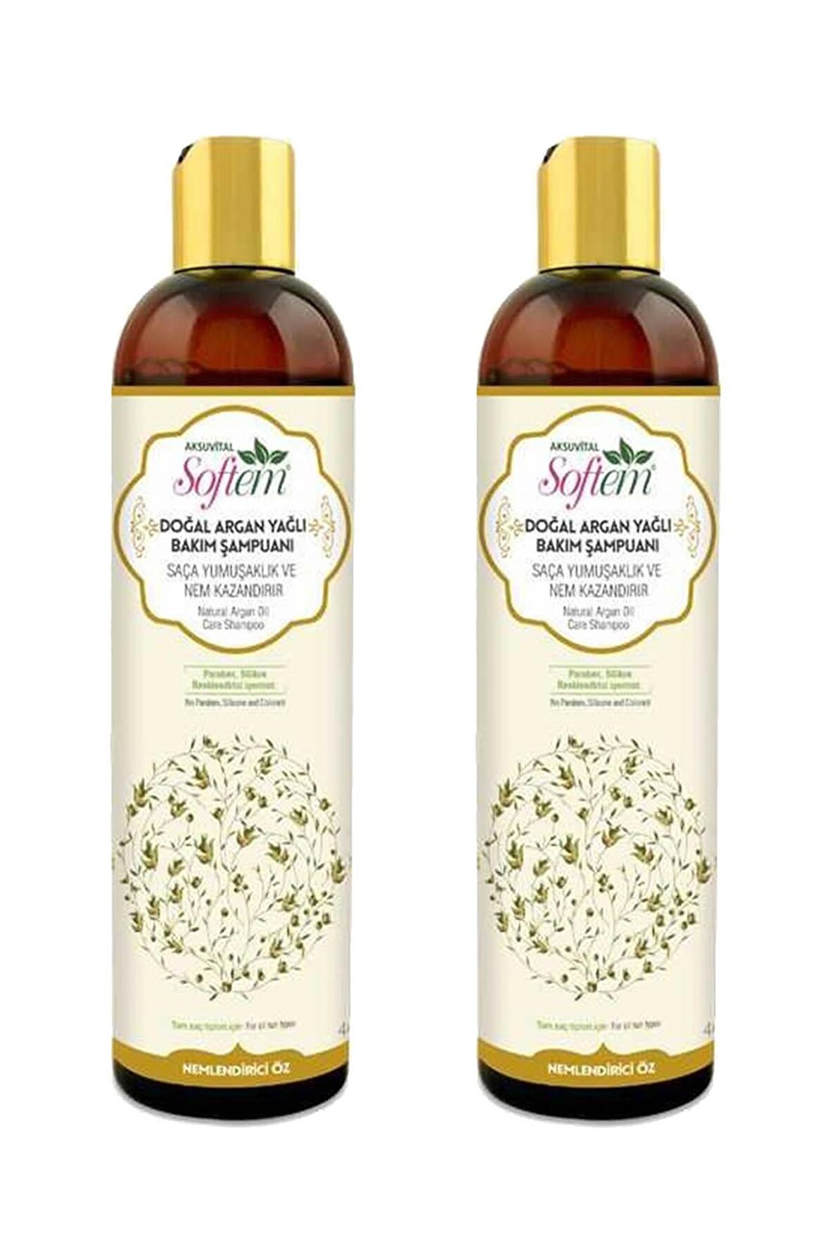 Softem Argan Yağlı Saç Bakım Şampuanı 2 x 400 ml