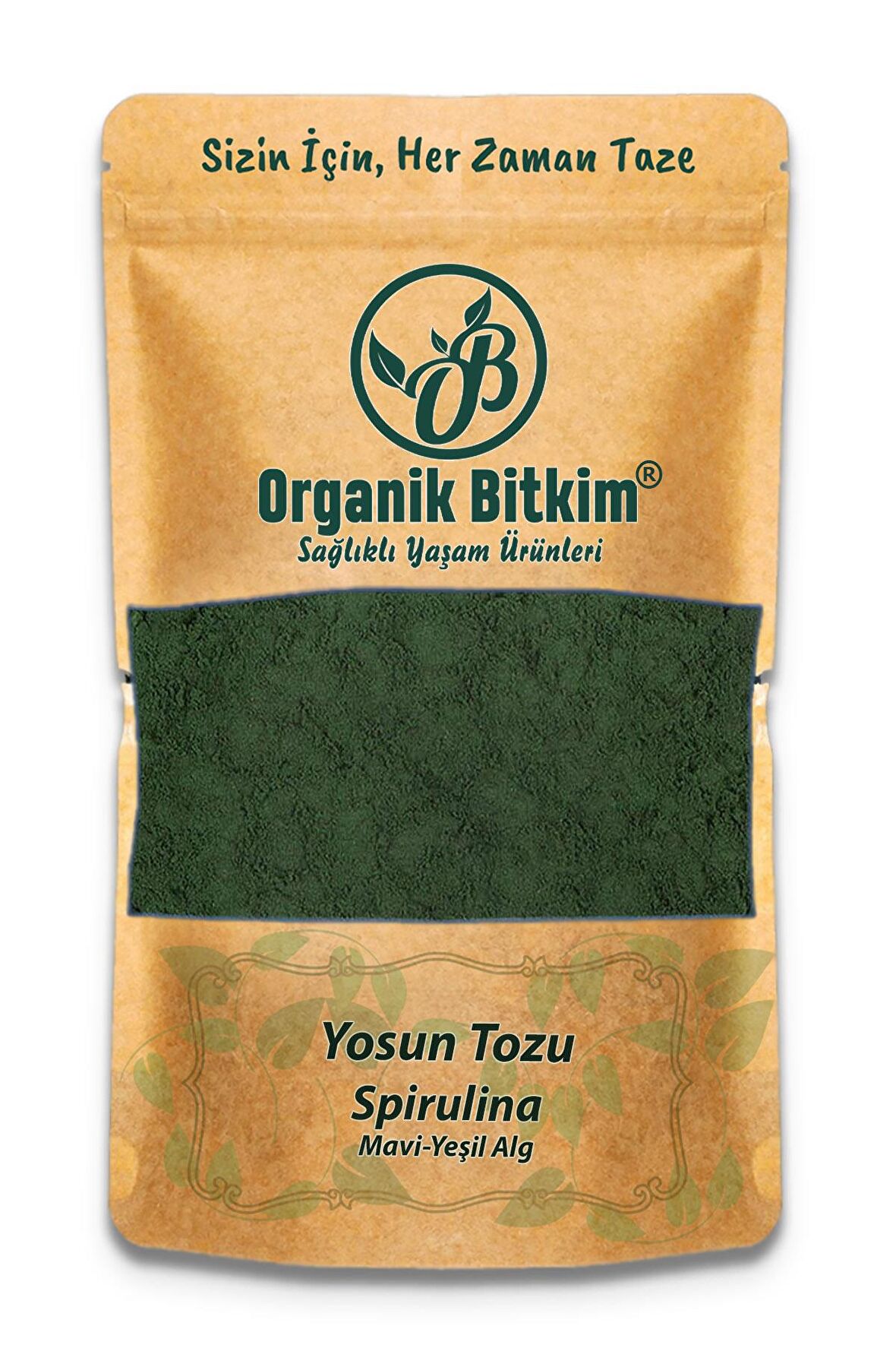 Yosun Tozu - Spirulina (Mavi-Yeşil Alg) 100 gr