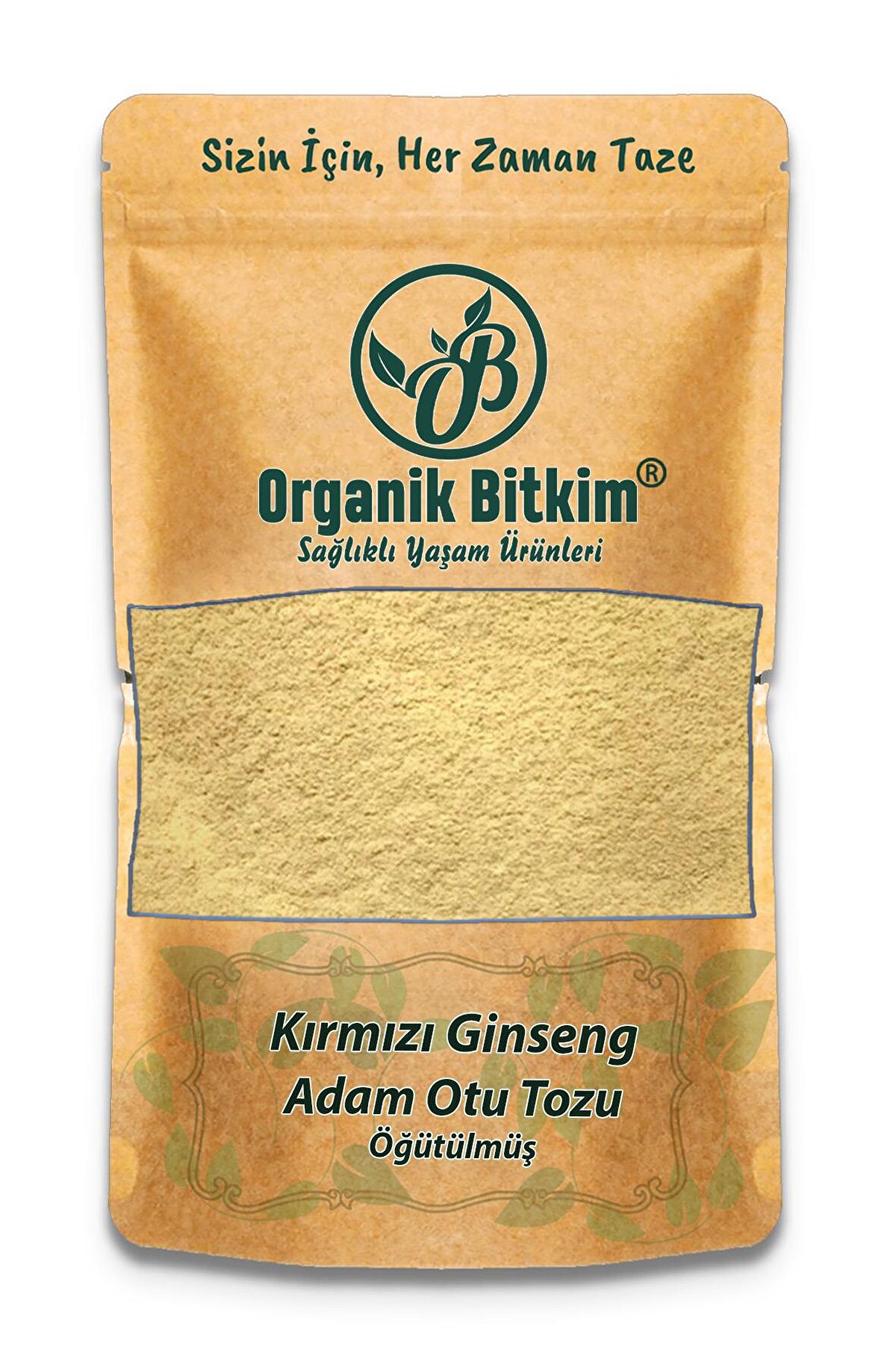 Kırmızı Ginseng (Adam Otu) Toz 100 gr