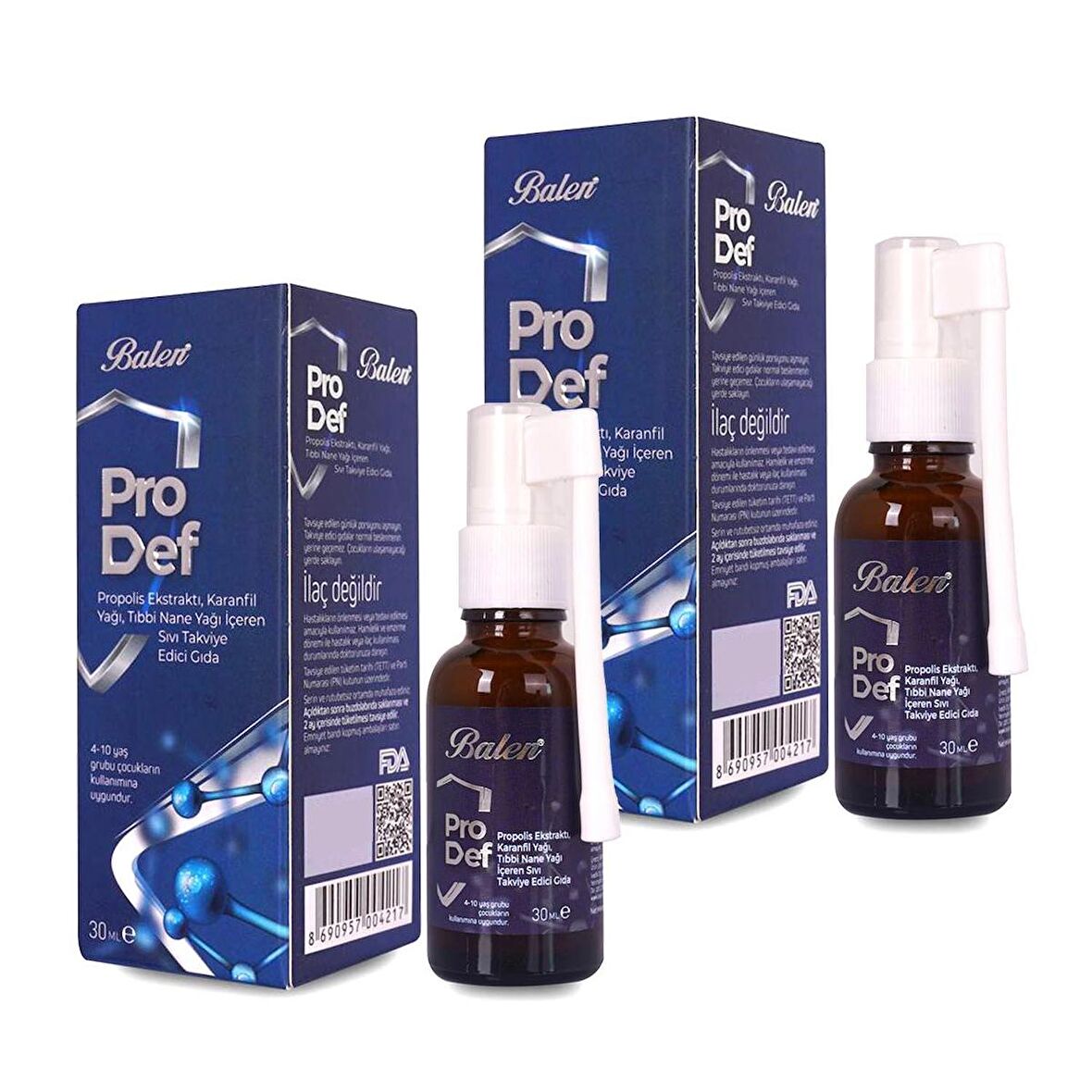 Balen Prodef Propolis Karanfil Yağı Boğaz Spreyi 30 ml x 2 Adet