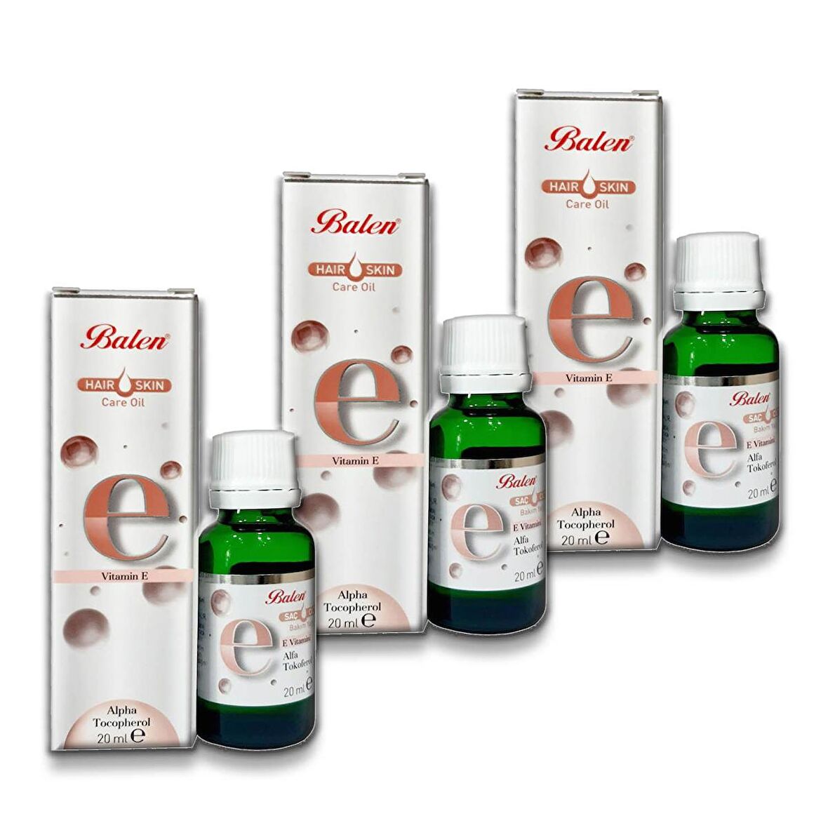 Balen E Vitamin E Alpha Tocopherol 20 ml x 3 Adet