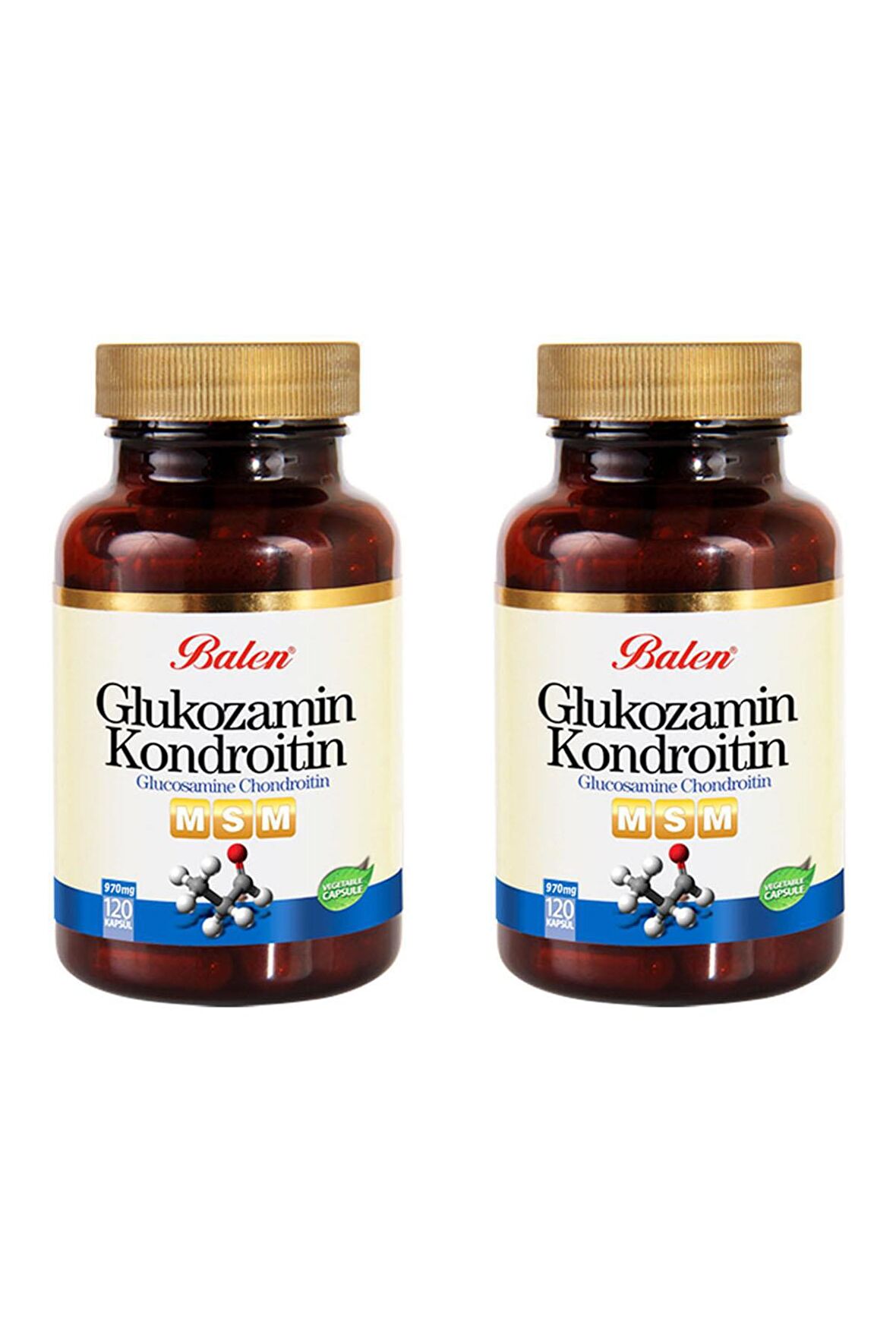 Balen Glukozamn Kondroitin MSM 970 MG 120 Kapsül 2 Adet 