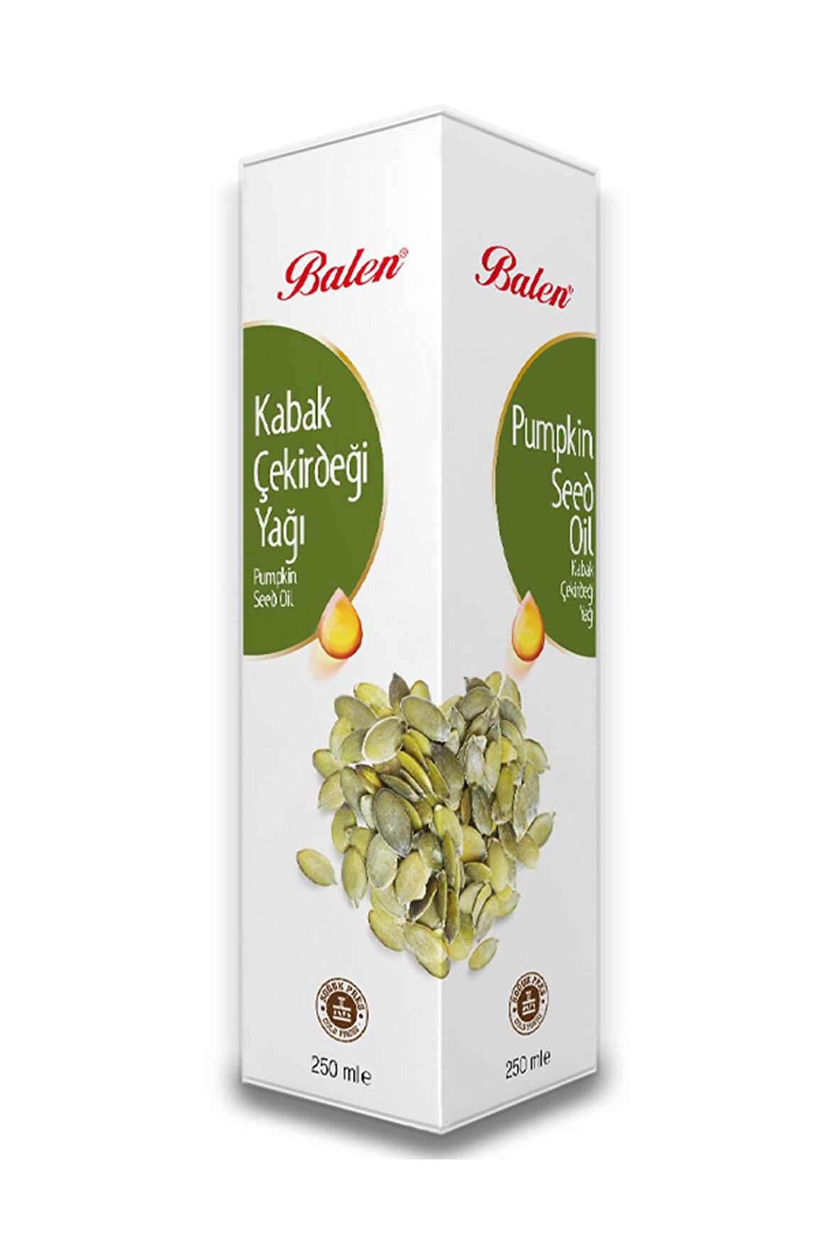 Balen Kabak Çekirdeği Yağı Soğuk Pres 250 ml