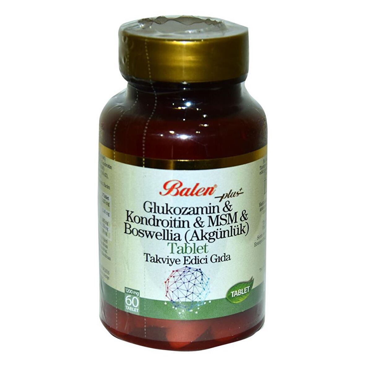 Balen Plus+ Glukozamin Kondroitin MSM Boswellia 1200mg 60 Tablet