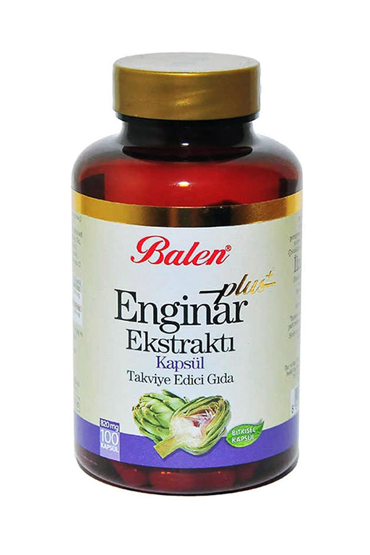 Balen Enginar Plus Kapsül 820 Mg 100 Yumuşak Kapsül