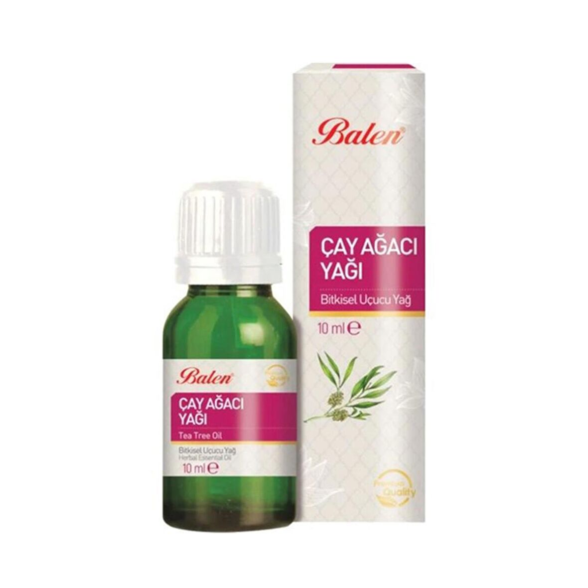 Balen Çay Ağacı Yağı-Hint Defnesi Yağı (Distilasyon) 10 ml