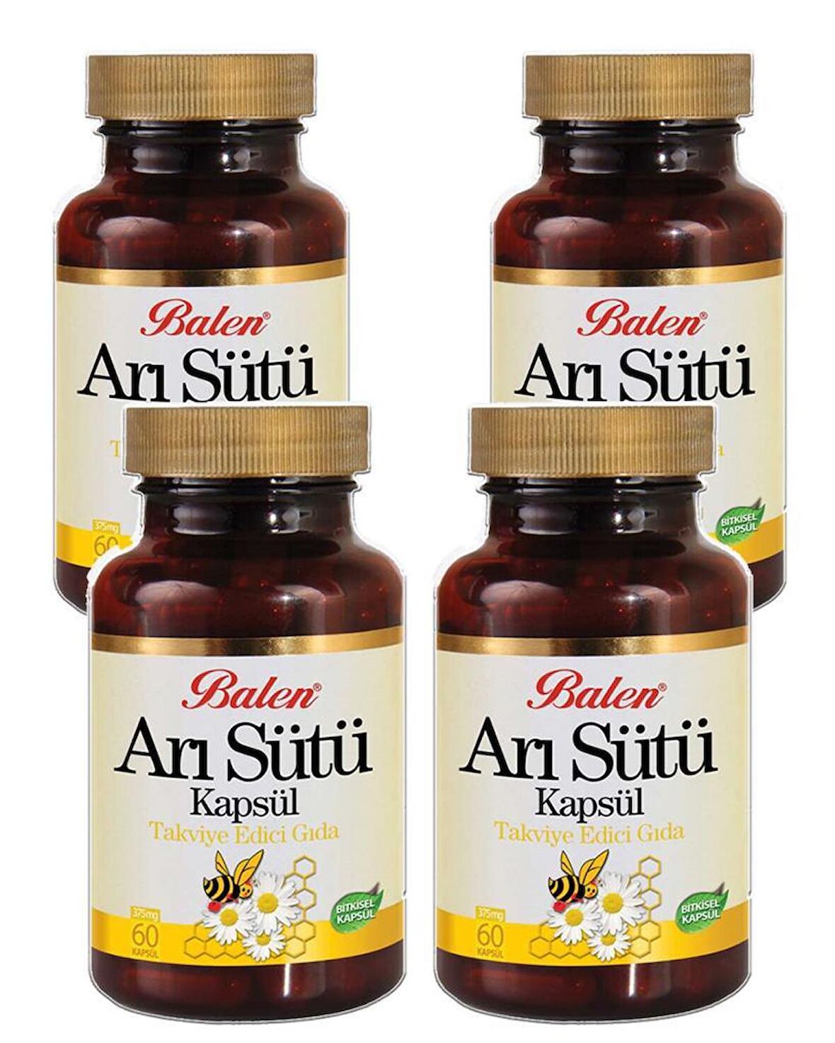 Balen Arı Sütü Kapsül 375 Mg 60 Kapsül 4 Adet