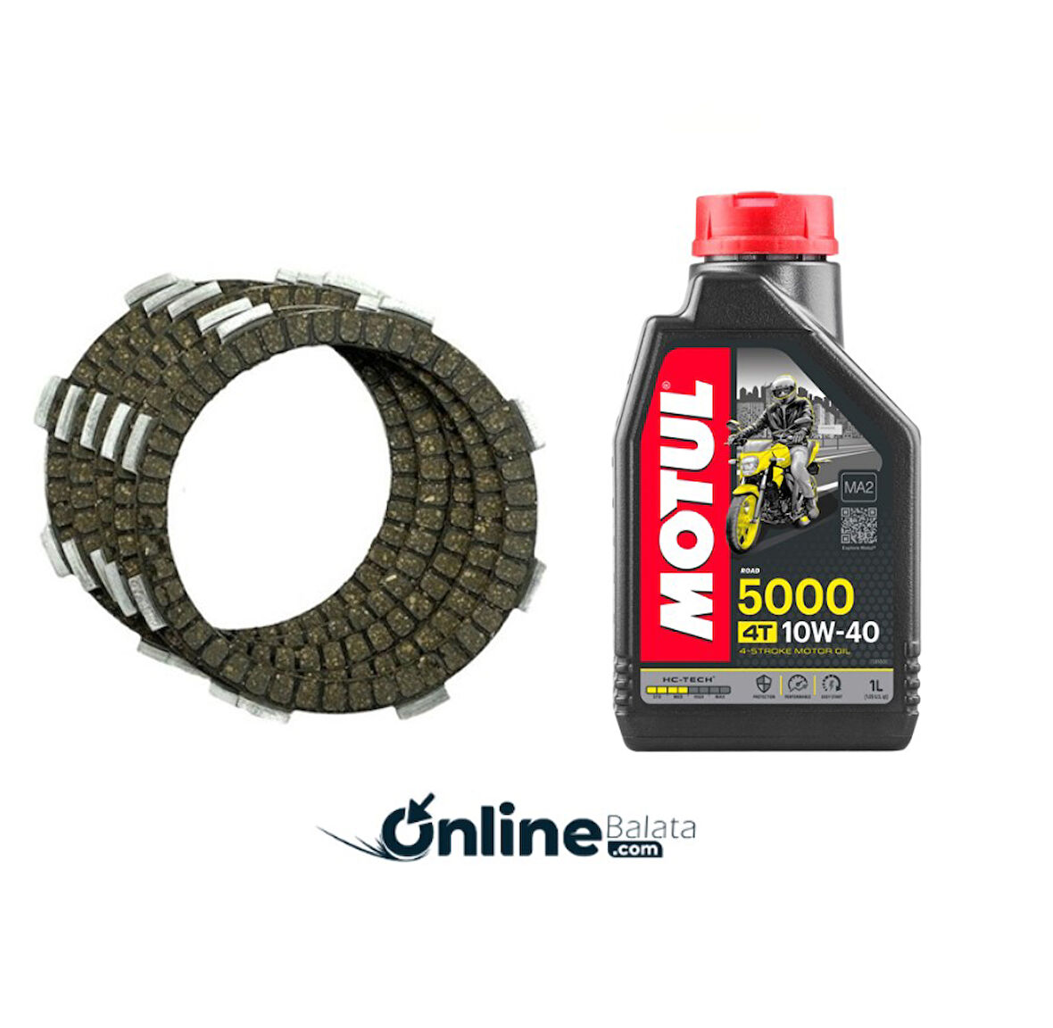 Honda Cbf 150 Debriyaj Balata Yağ Set Motul 5000 Obdb003