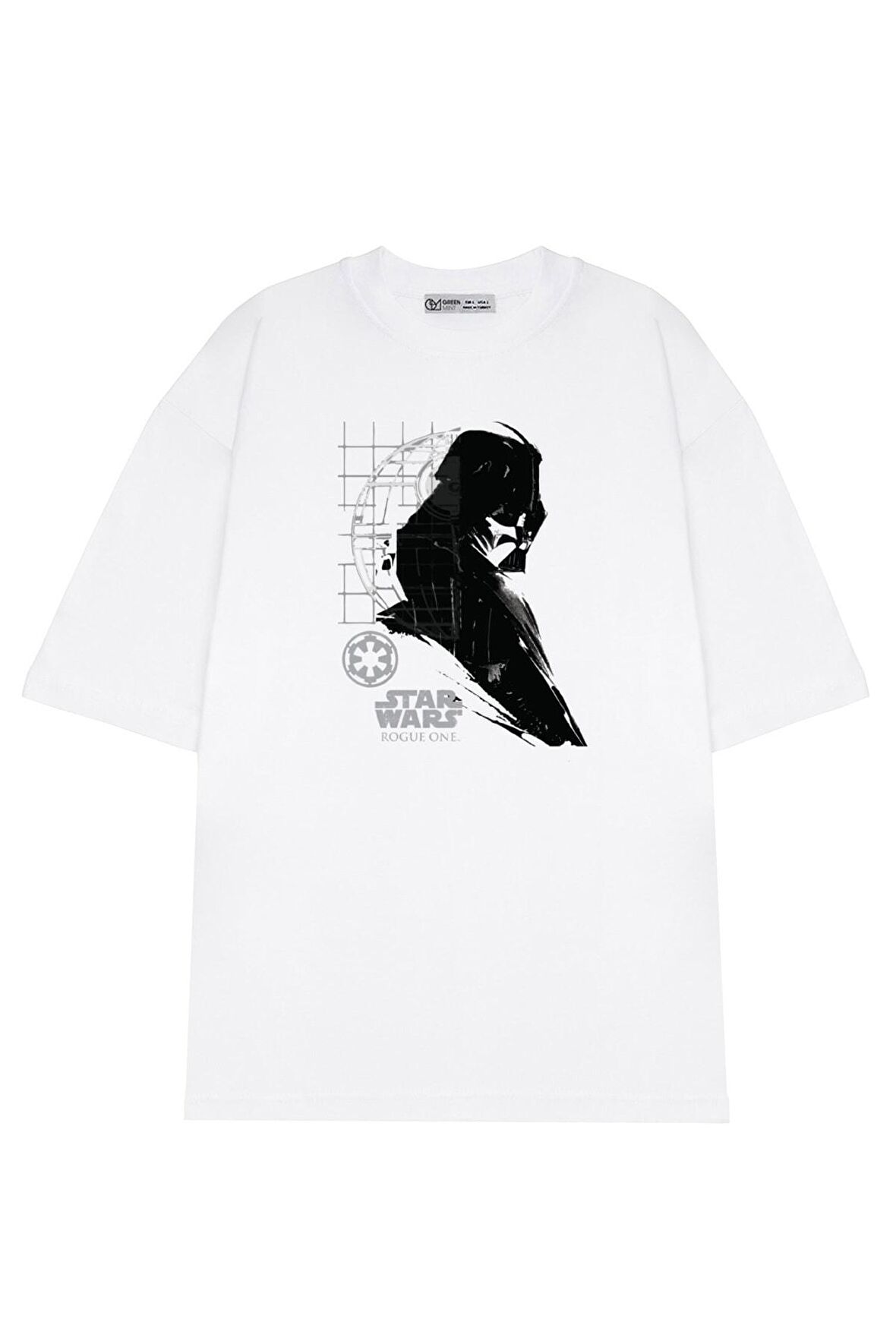 Unisex Oversize T-shirt Darth Vader And Death Star