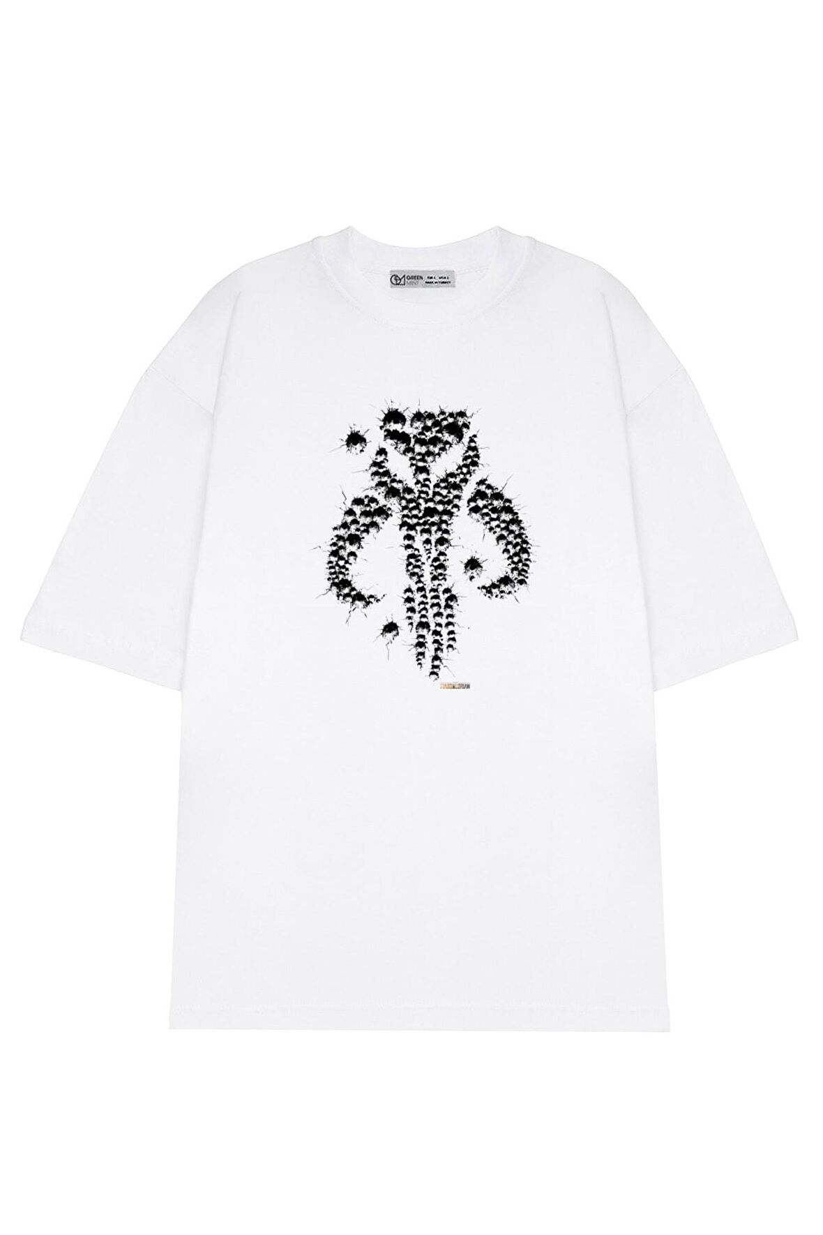 Unisex Oversize T-shirt Mandalorian Splatter