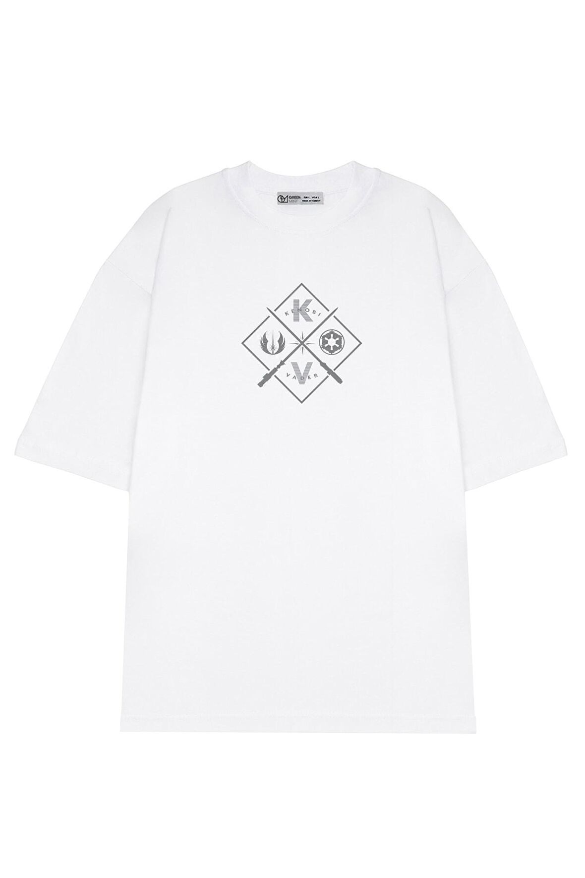 Unisex Oversize T-shirt Obi-wan Empire Resistance Crest