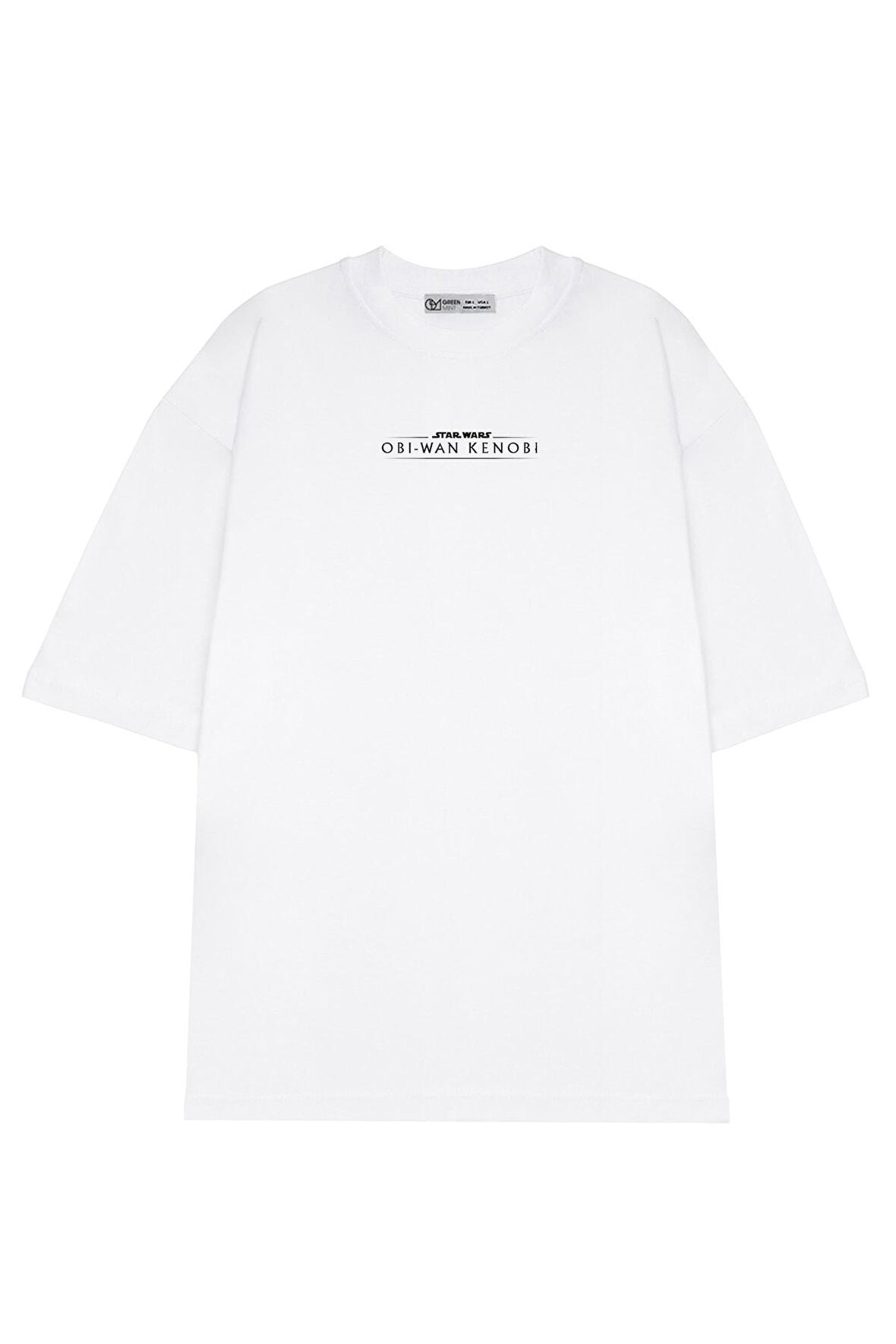 Unisex Oversize T-shirt Obi-wan Kenobi Black Logo