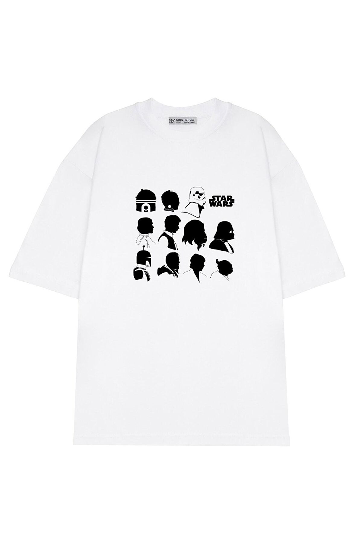 Unisex Oversize T-shirt Star Wars Silhouettes