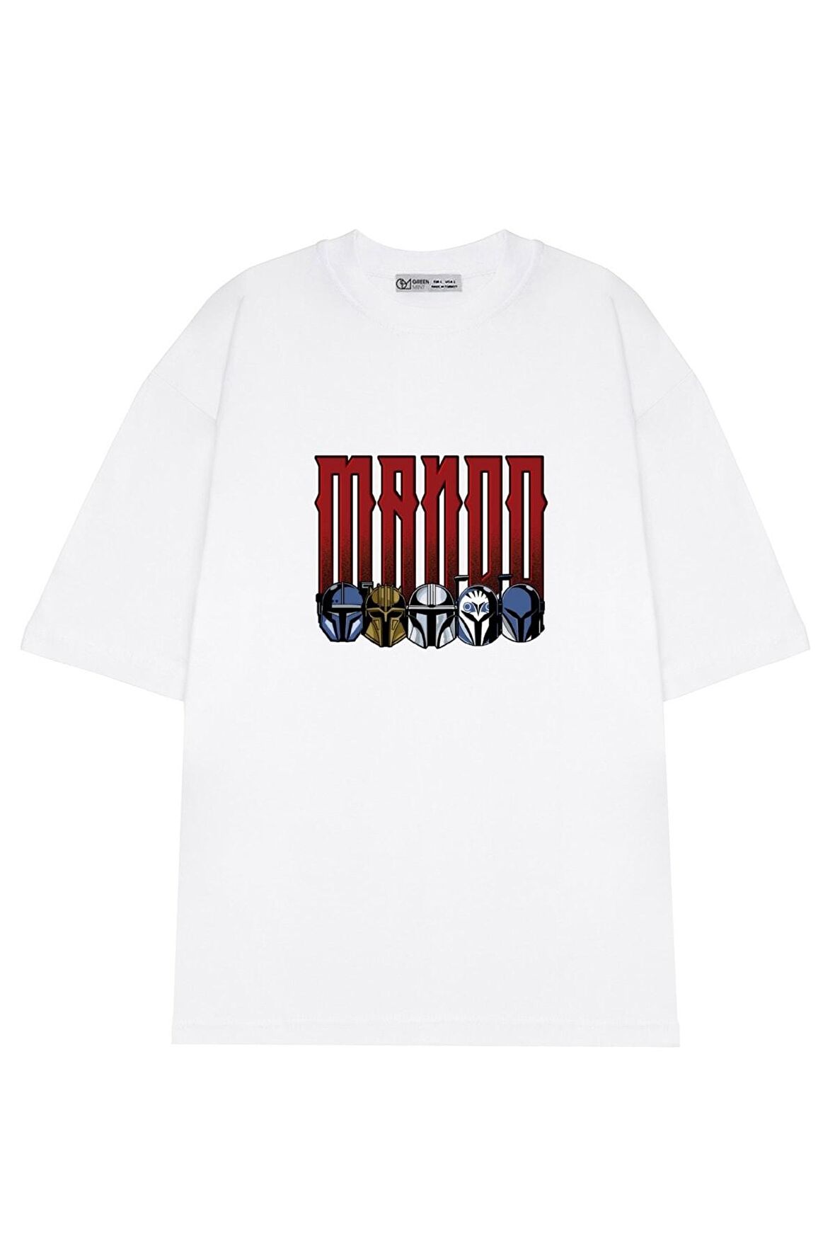 Unisex Oversize T-shirt The Mandalorian Mando Lineup