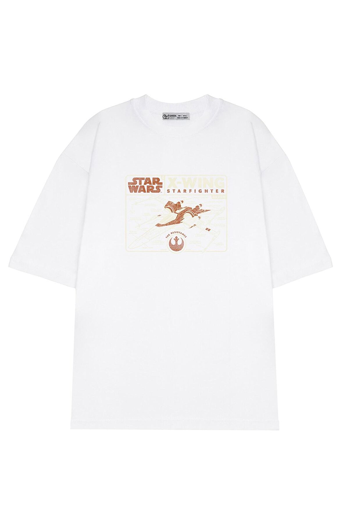 Unisex Oversize T-shirt X-wing Blueprint