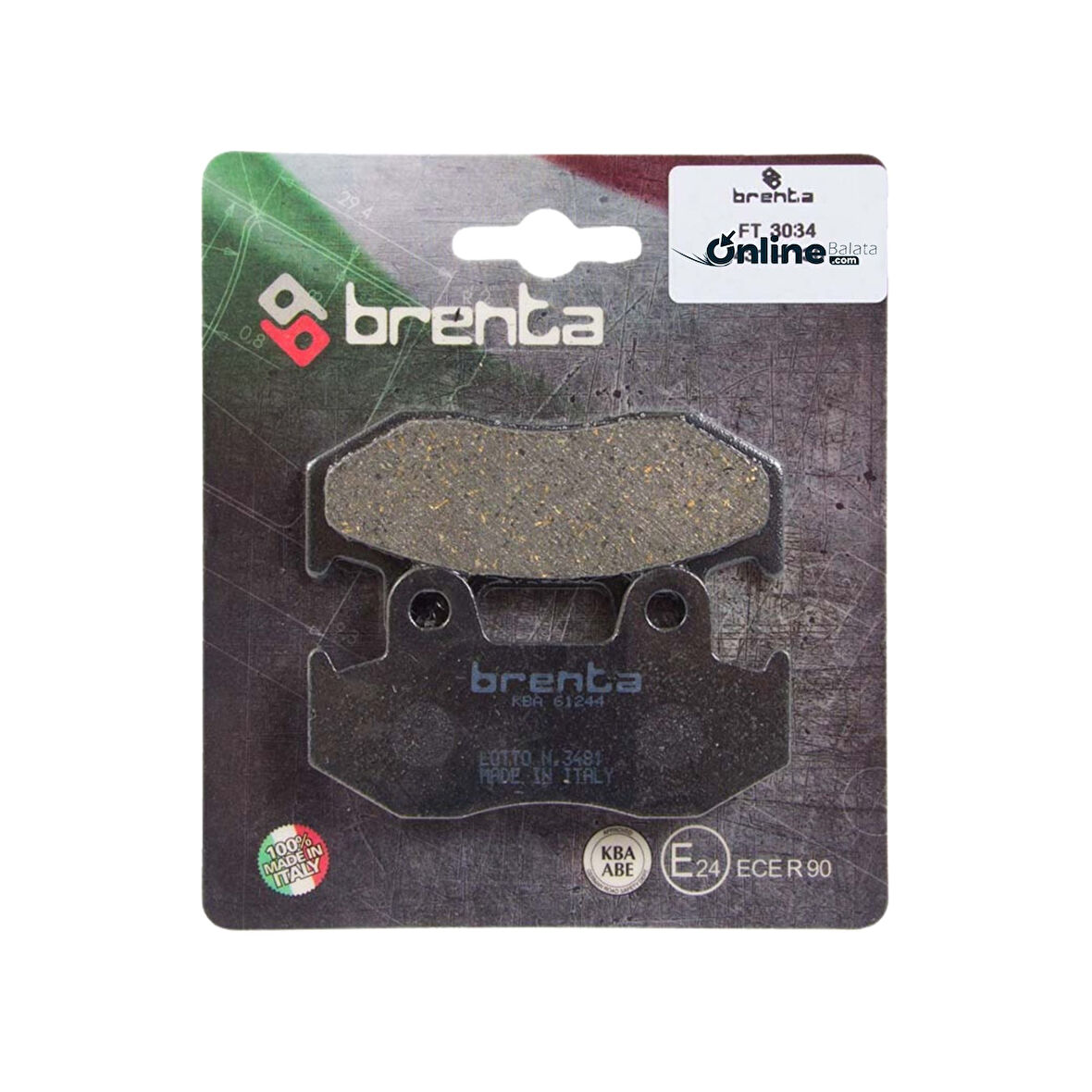 Rks Spontini 110 Brenta Ön Fren Balata