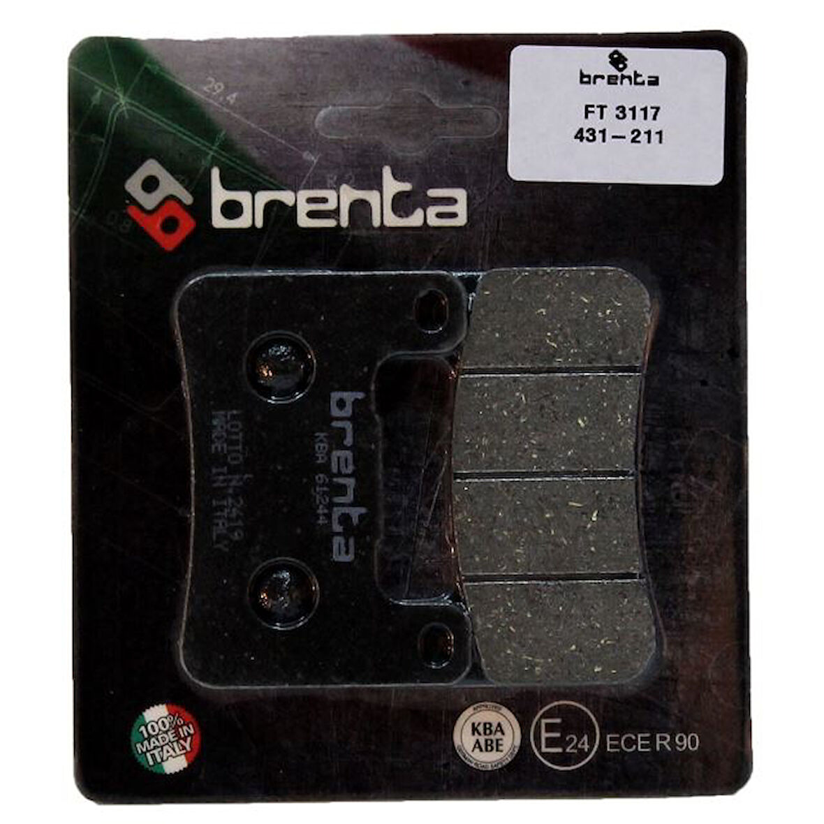 Suzuki GSX-R 750 Brenta Ön Fren Balata