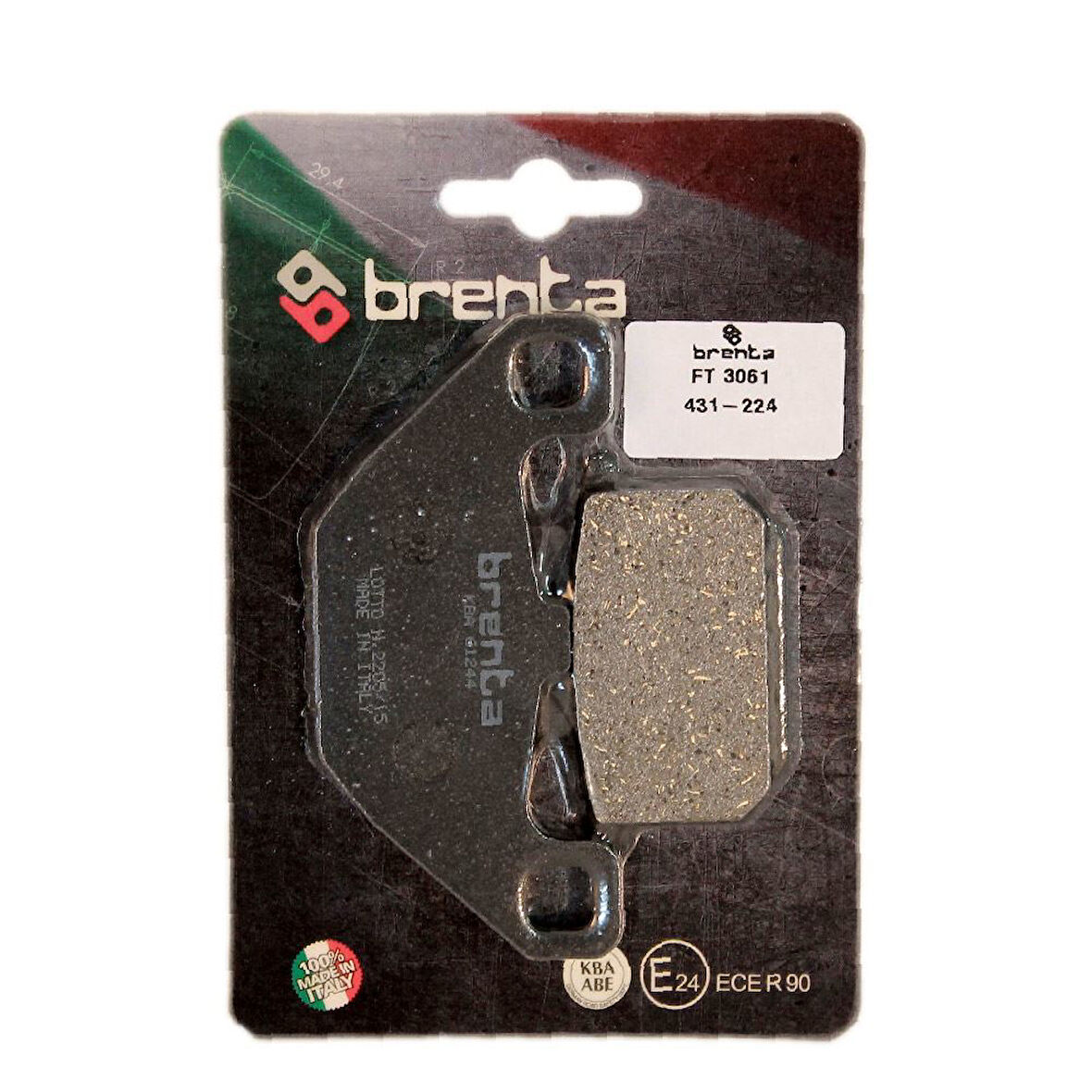 Kawasaki GPZ 1000 RX Brenta Arka Fren Balata