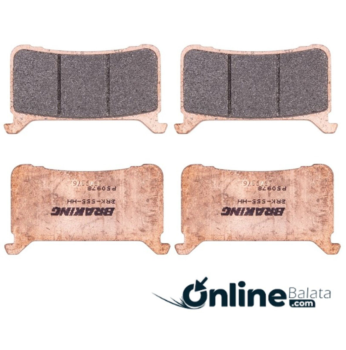Braking 978CM55 Sinterli Fren Balata 2 Takım OB97855
