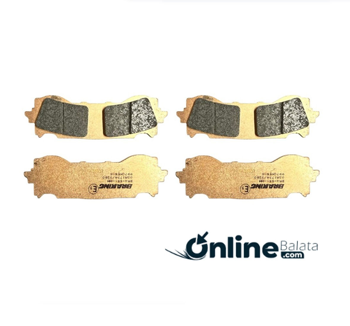 HONDA GL1800 GOLDWING 18-20 Braking Sinterli Ön Fren Balata 2 Takım OB99755