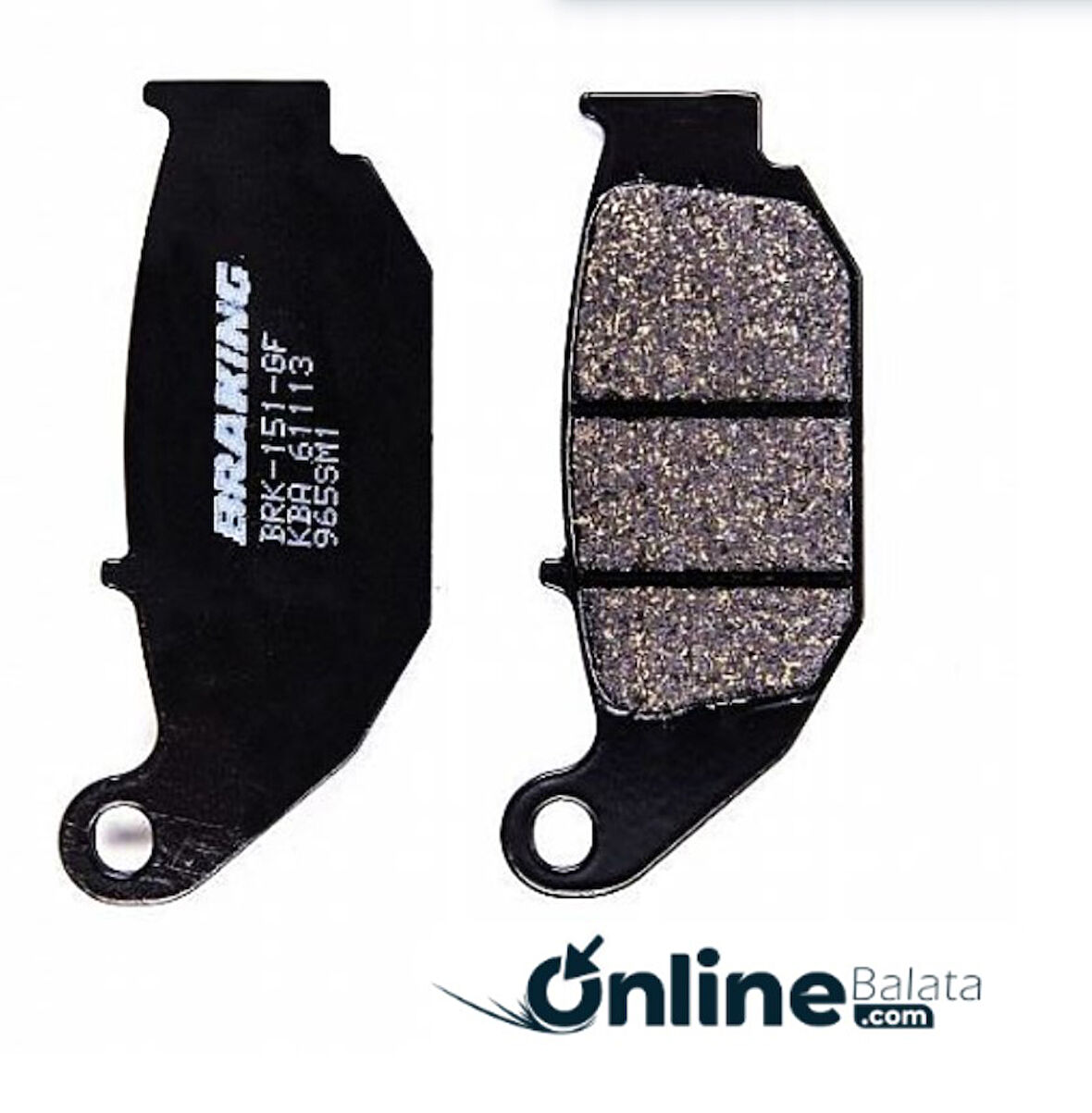 Honda MSX 125 Braking Organik Arka Fren Balata   OB9651