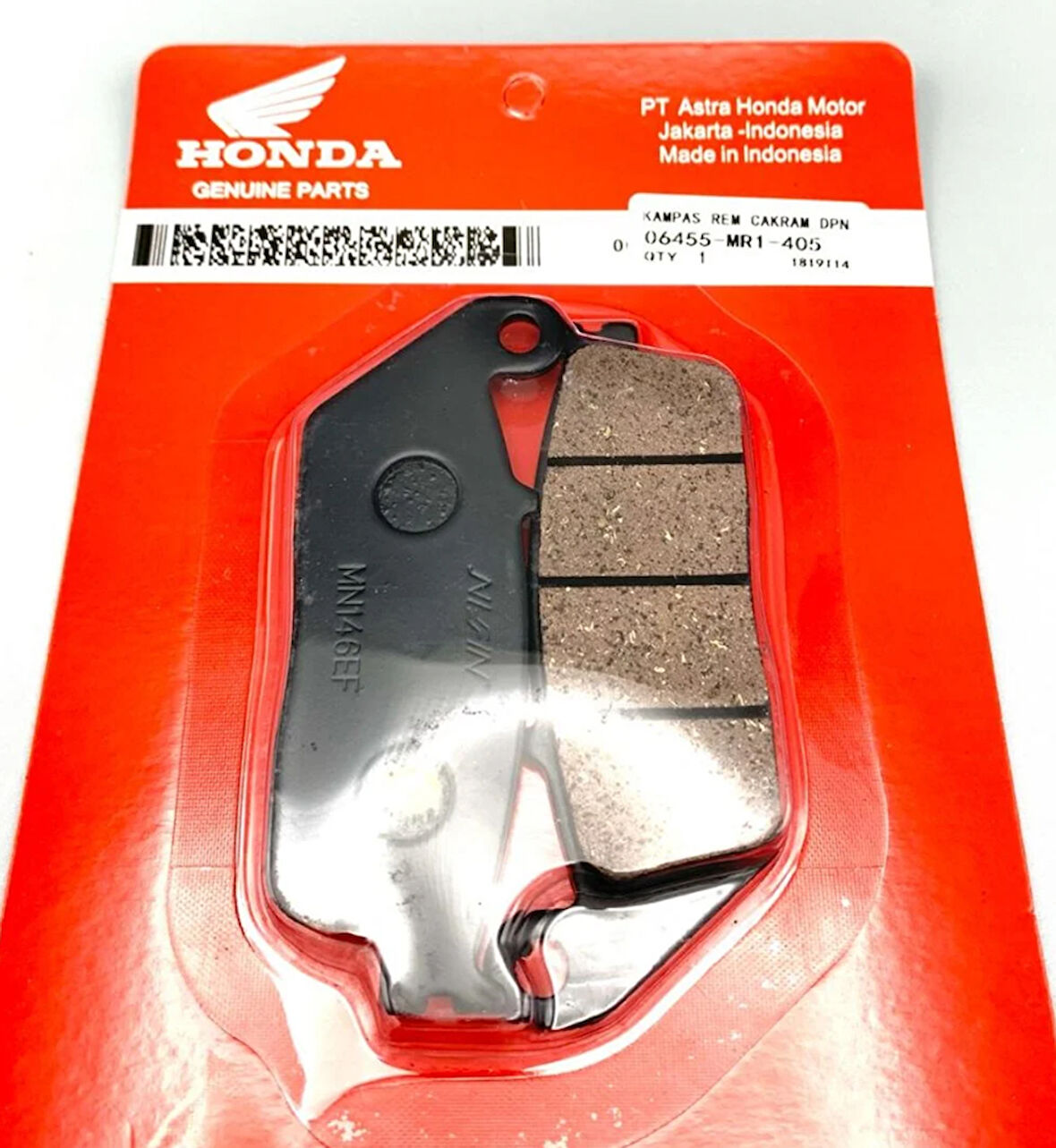 Honda Vt 600 C Shadow 1994 Ve Sonrası Ön  Fren Balatası OBOR74