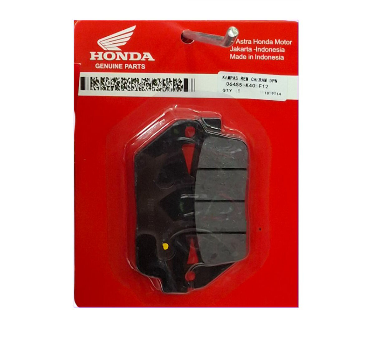 Honda 06455-K40-F12 Fren Balatası OBOR77