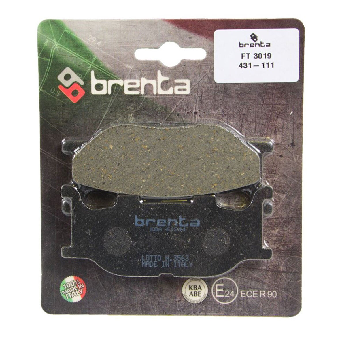 Yamaha Fz-6 Fazer 2004-2008 Brenta Ön Fren Balata OB