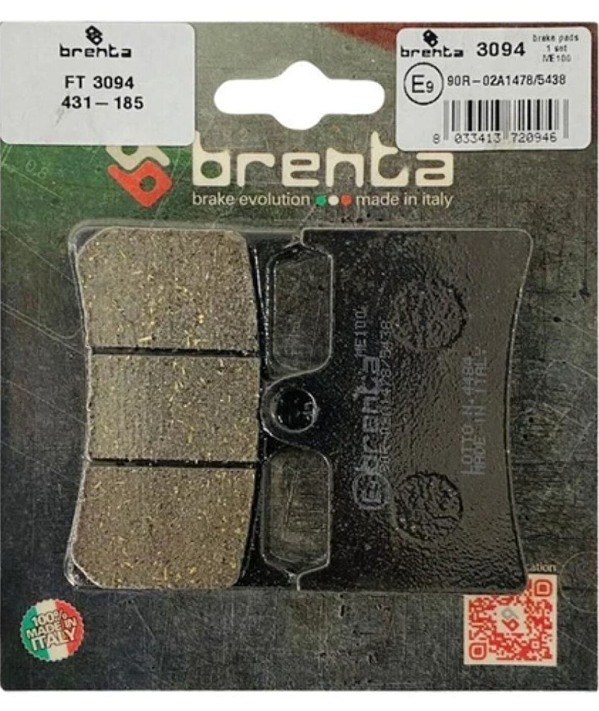 Yamaha T-Max 500 2008-2011 Brenta Ön Fren Balata OB