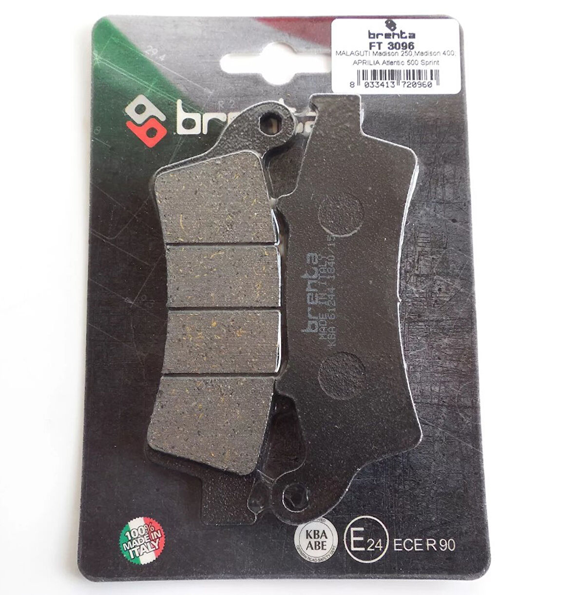 Aprilia Scarabeo 200 Brenta Ön Fren Balata OB