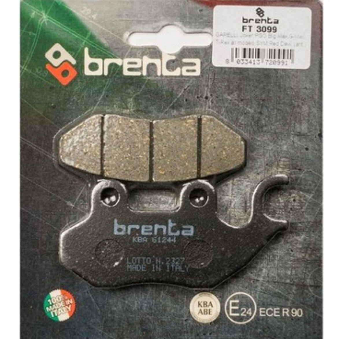 Sym Orbıt 50 Brenta Ön Fren Balata OB