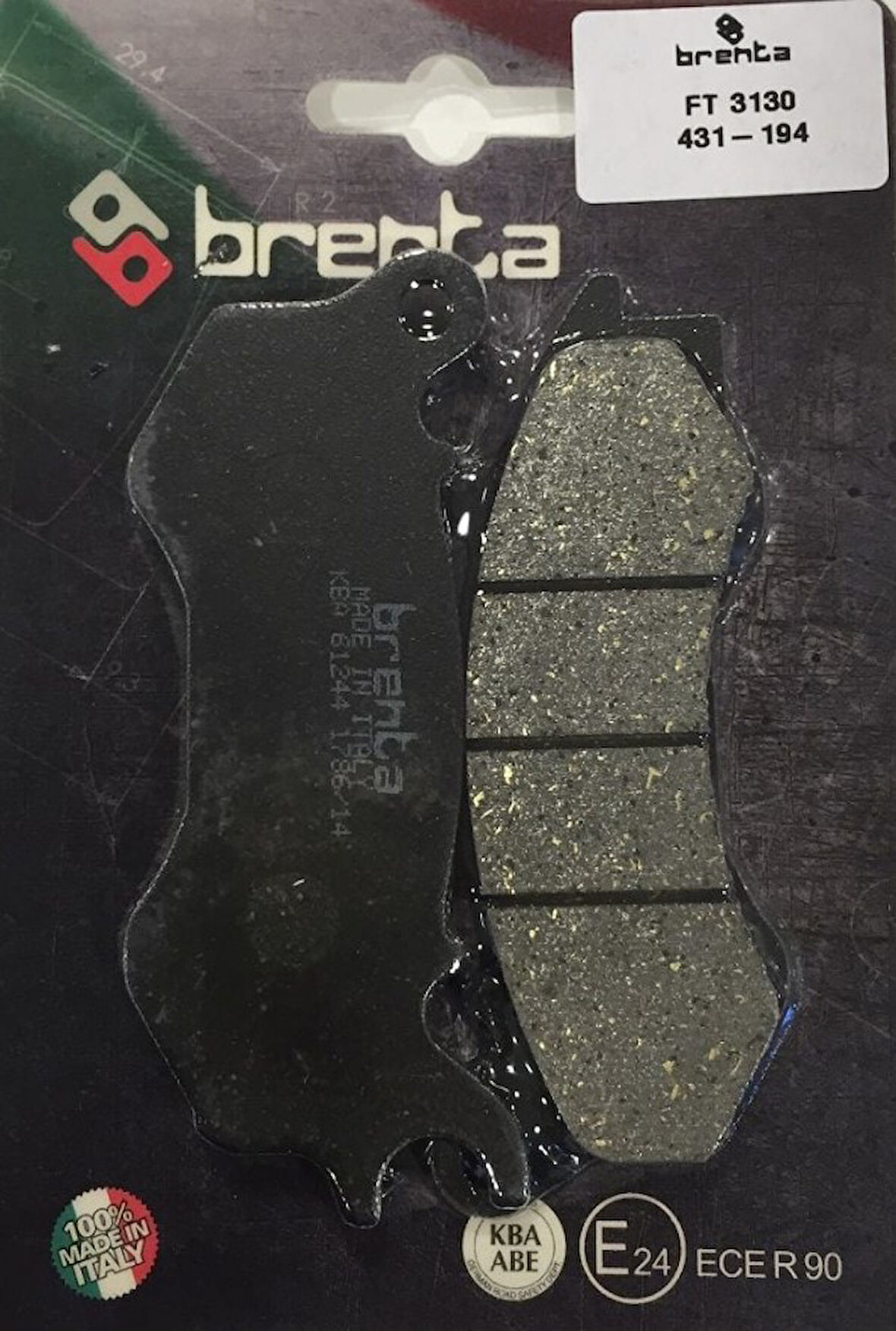 Peugeot Django Sport 125 Brenta Ön Fren Balata OB