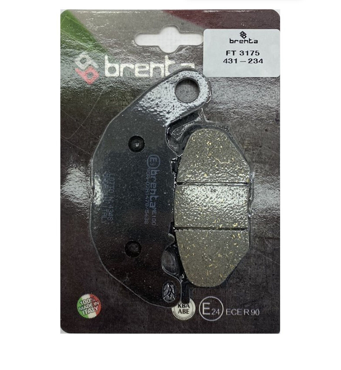 Yamaha Yzf R25 Brenta Ön Fren Balata Ob1715