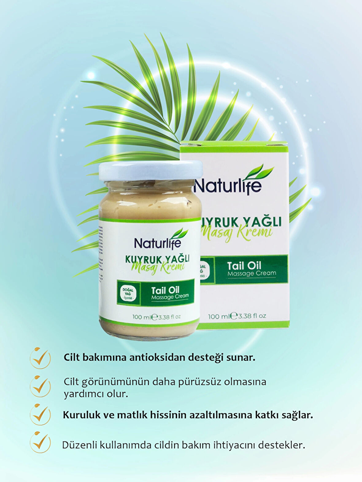 Nature Life Kuyruk Yağlı Masaj Kremi