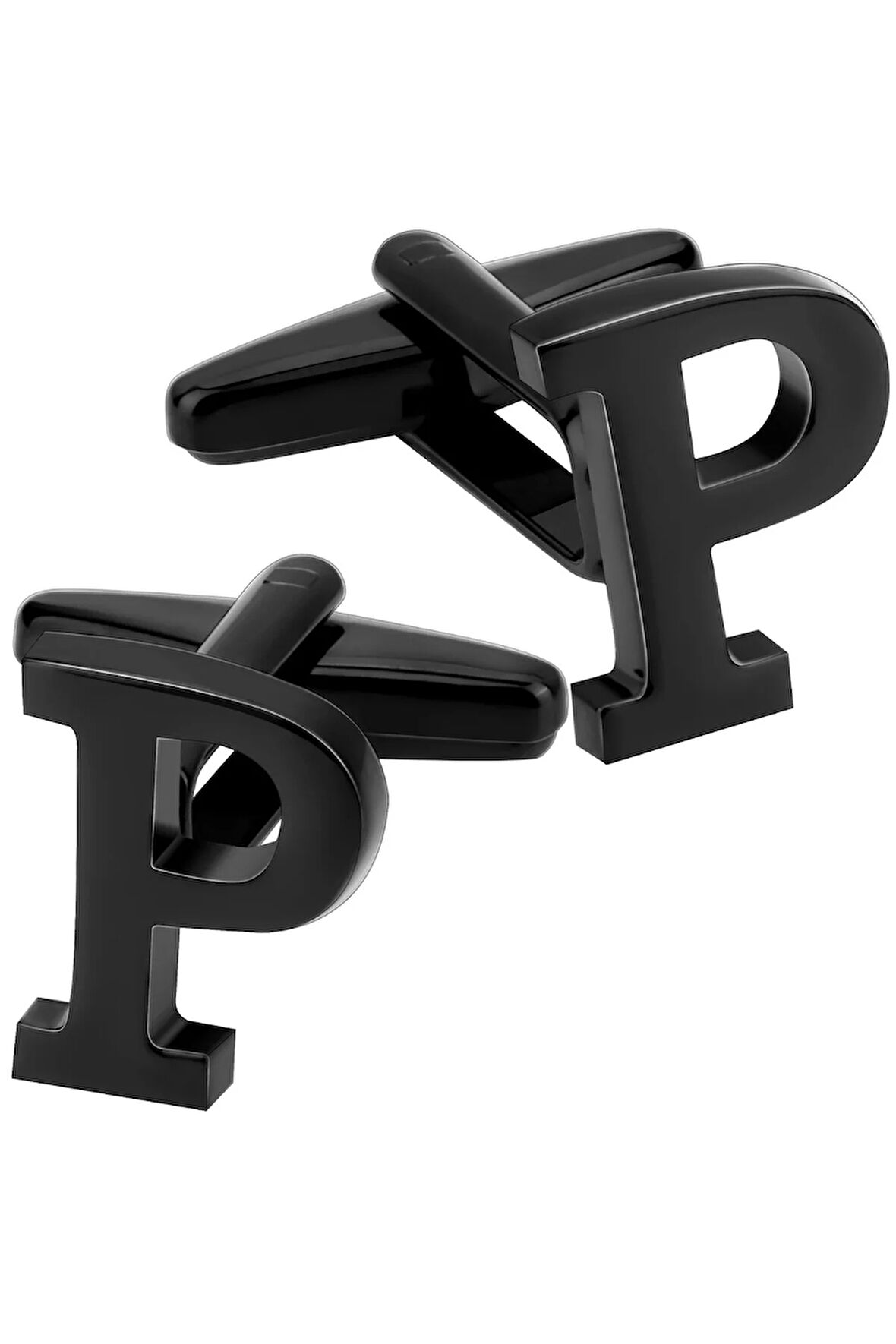 Siyah P Harfi Kol Düğmesi