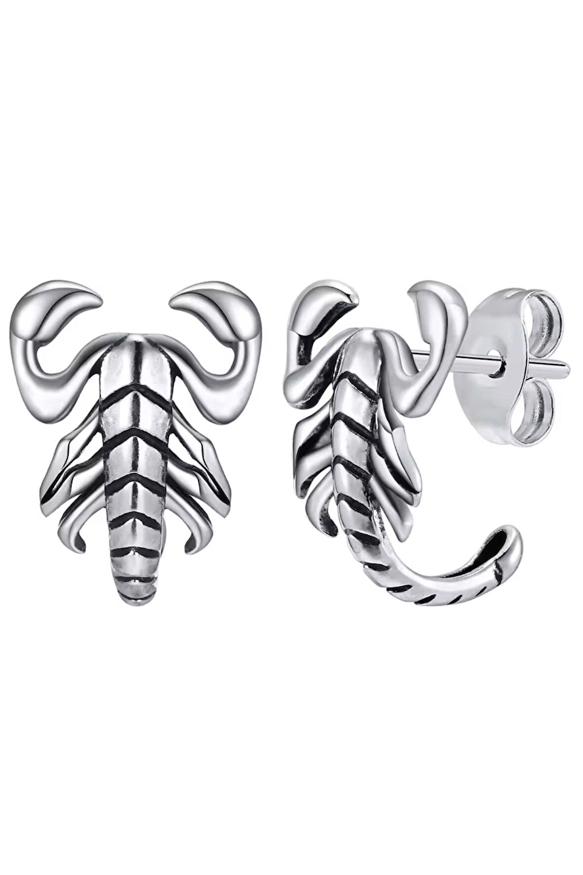 Omark Cotton Çelik Akrep Küpe