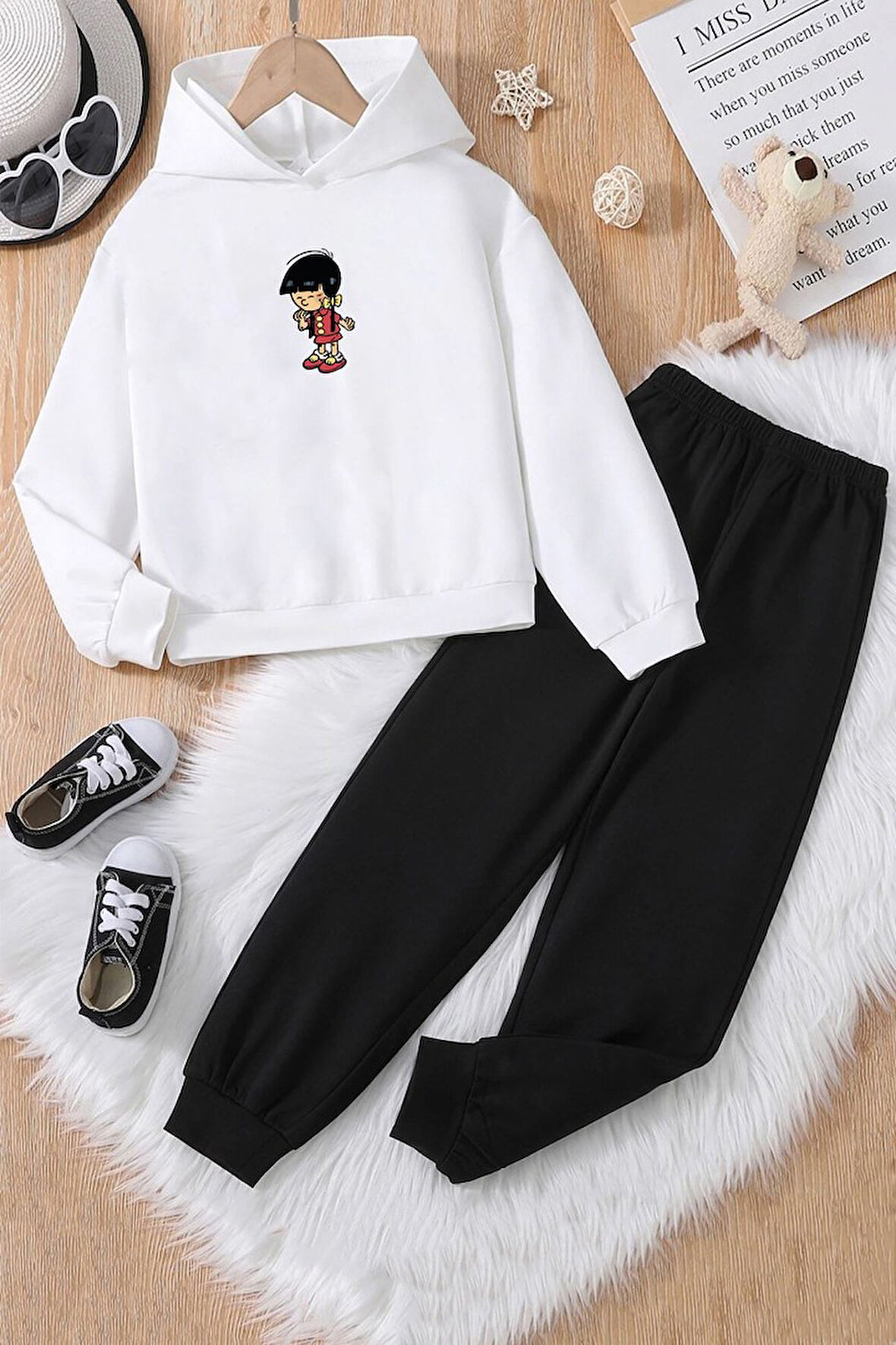 Uyguntarz Çocuk Chen Üzümlü Kekim Eşofman Takımı