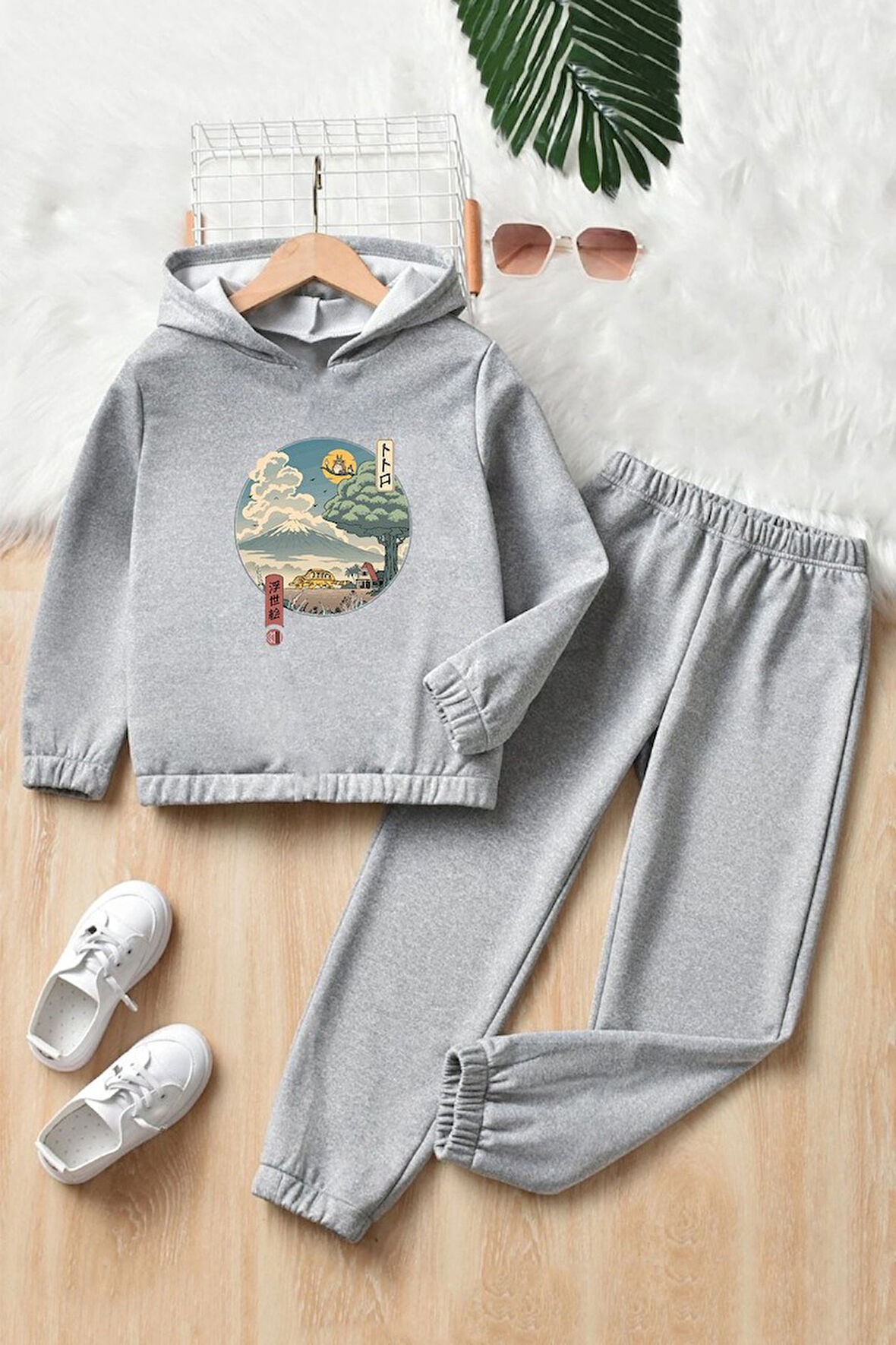 Uyguntarz Çocuk Neighbor's Ukiyo e Eşofman Takımı