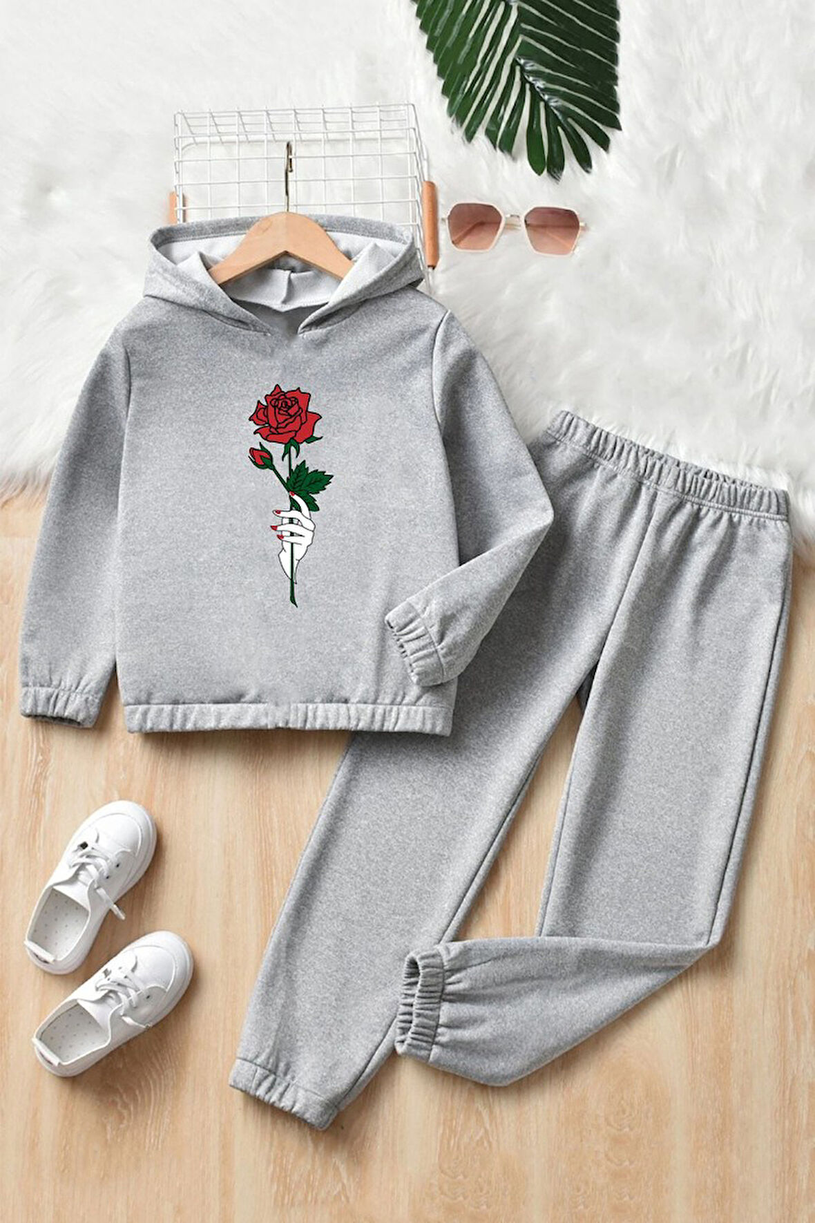 Uyguntarz Çocuk Rose Eşofman Takımı