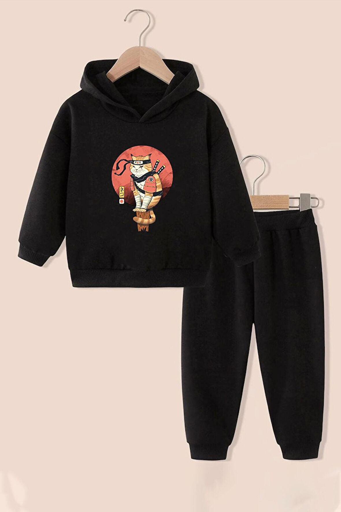 Uyguntarz Çocuk Shinobi Kedi Eşofman Takımı