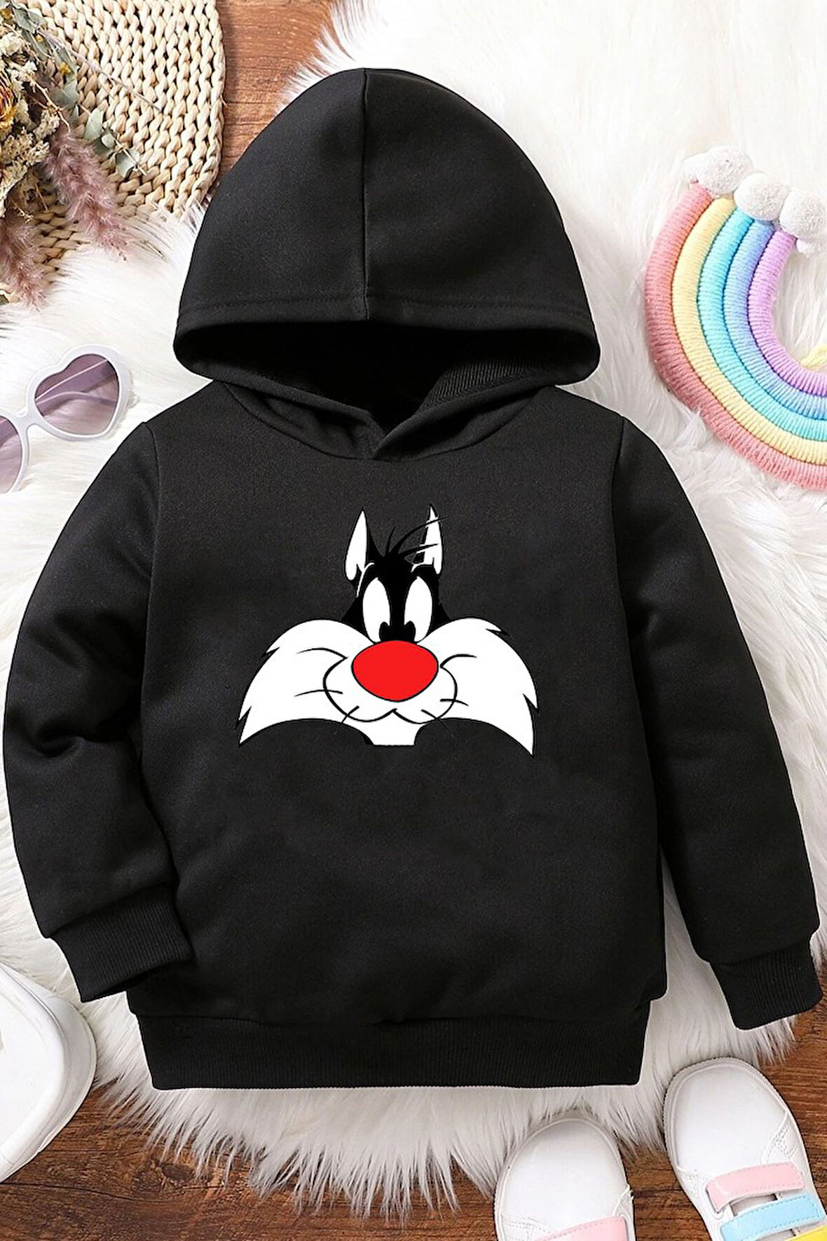 Uyguntarz Çocuk Sylvester Baskılı Sweatshirt