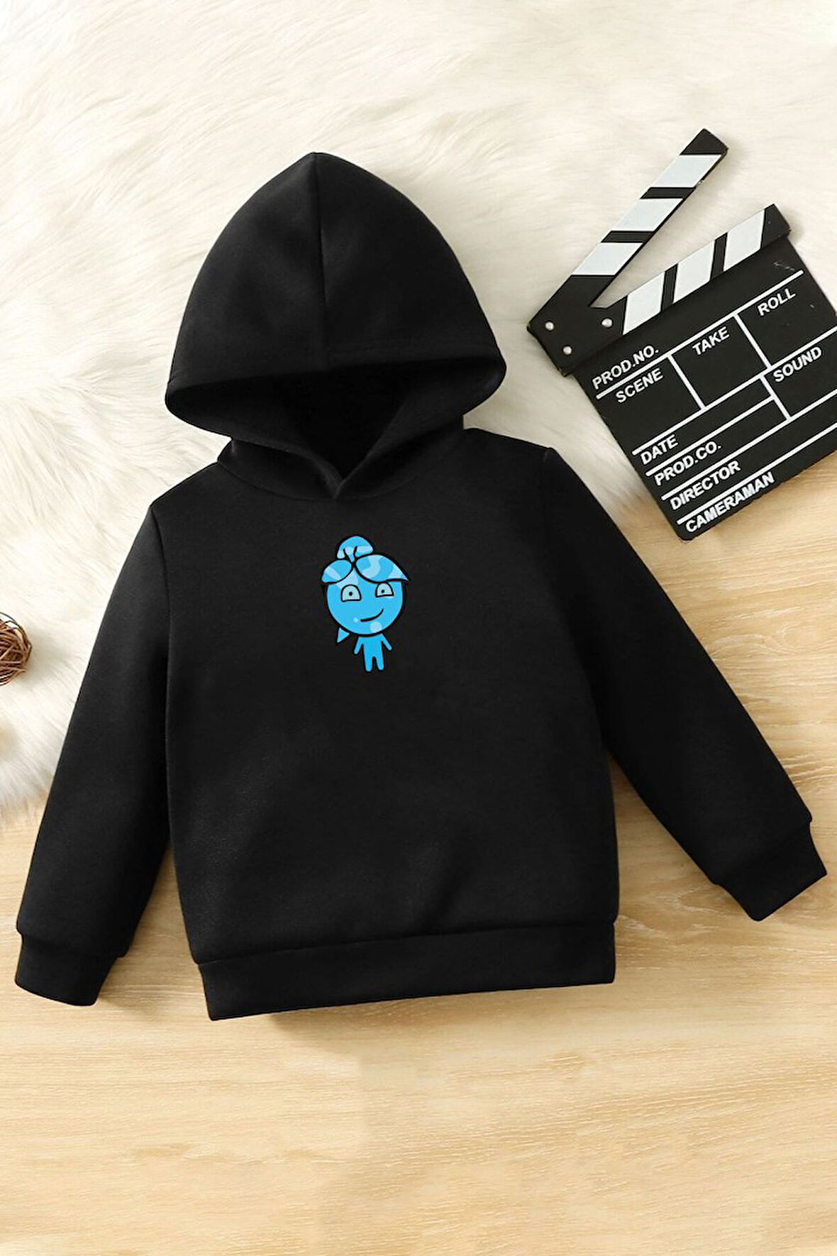 Uyguntarz Çocuk Su Baskılı Sweatshirt