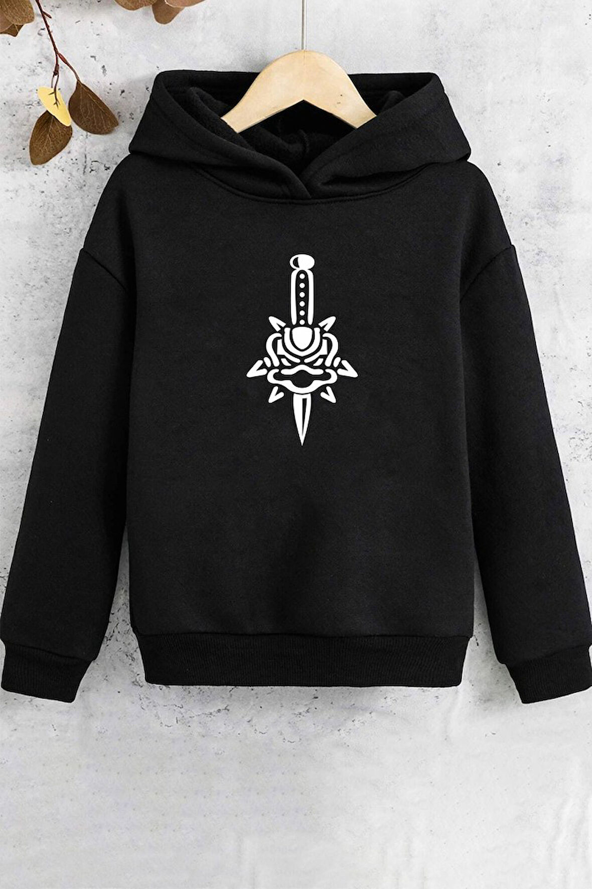Uyguntarz Çocuk Skullcracked Baskılı Sweatshirt