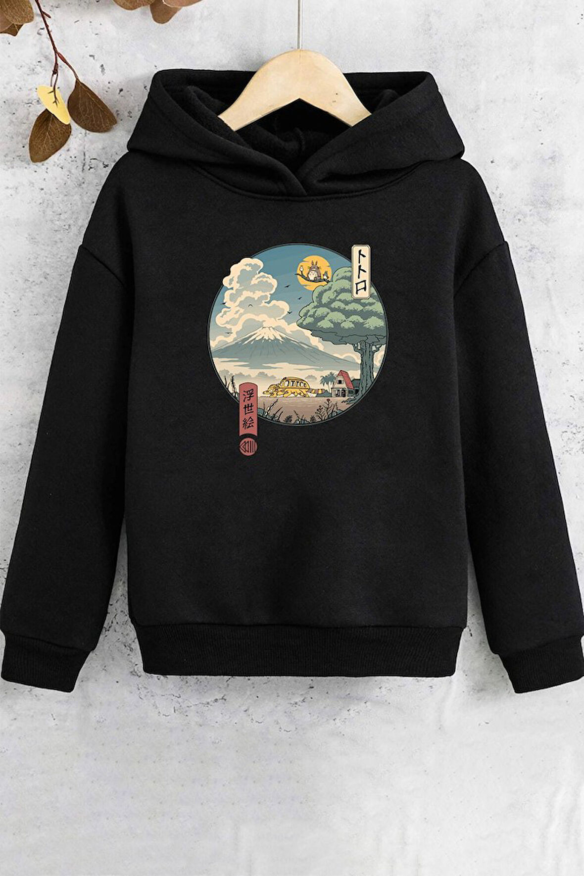 Uyguntarz Çocuk Neighbor's Ukiyo e Baskılı Sweatshirt