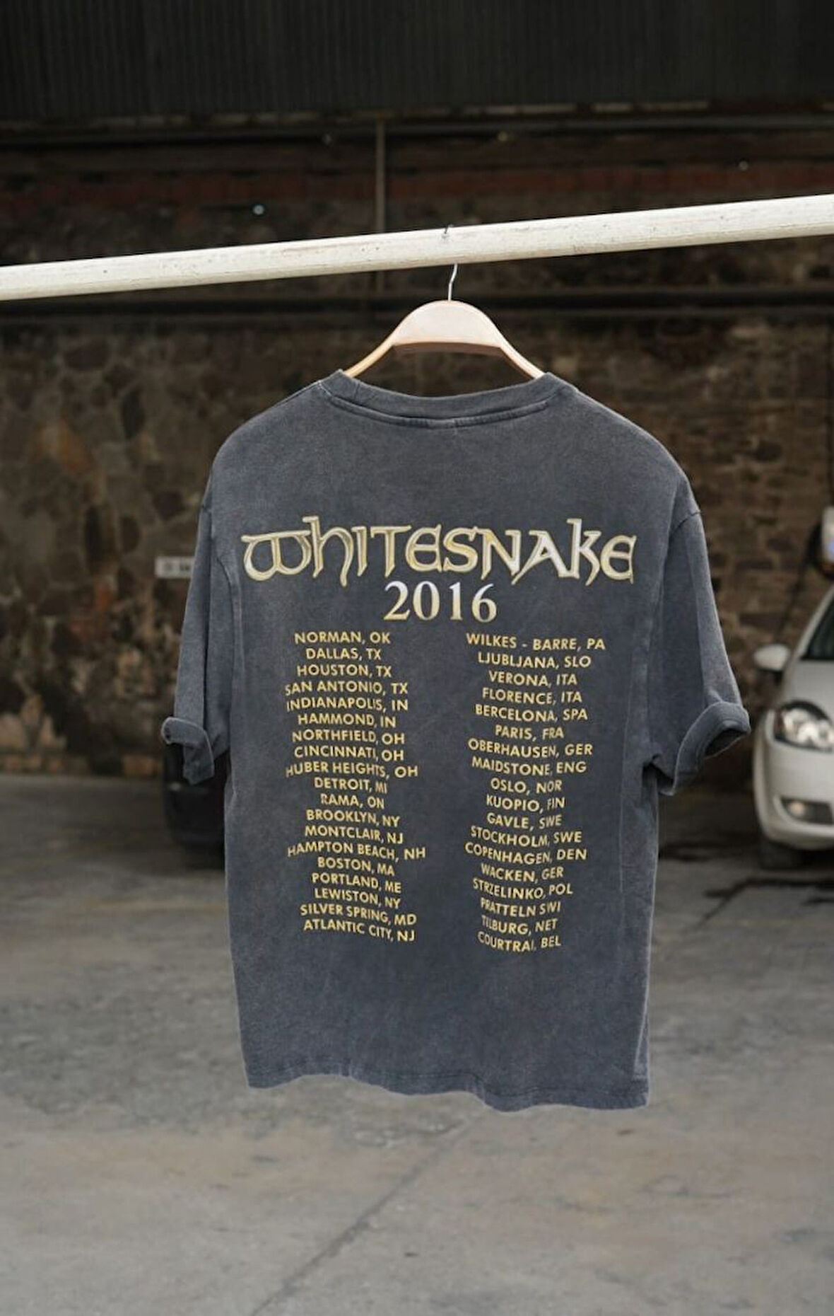 Whitesnake Baskılı Unisex T-shirt