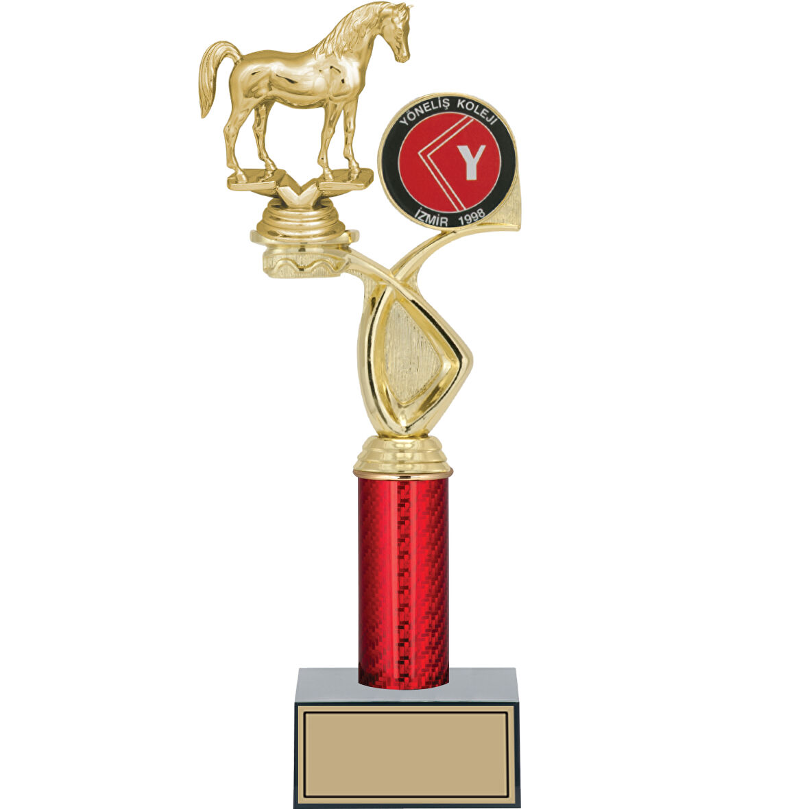 ODAK KUPA - Figürlü Kupalar - At Figürlü Kupalar FG-016 B - 34 cm