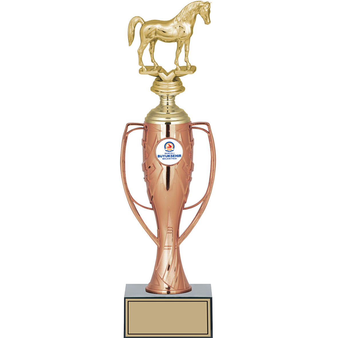 ODAK KUPA - Figürlü Kupalar - At Figürlü Kupalar FG-025 C - 34 cm