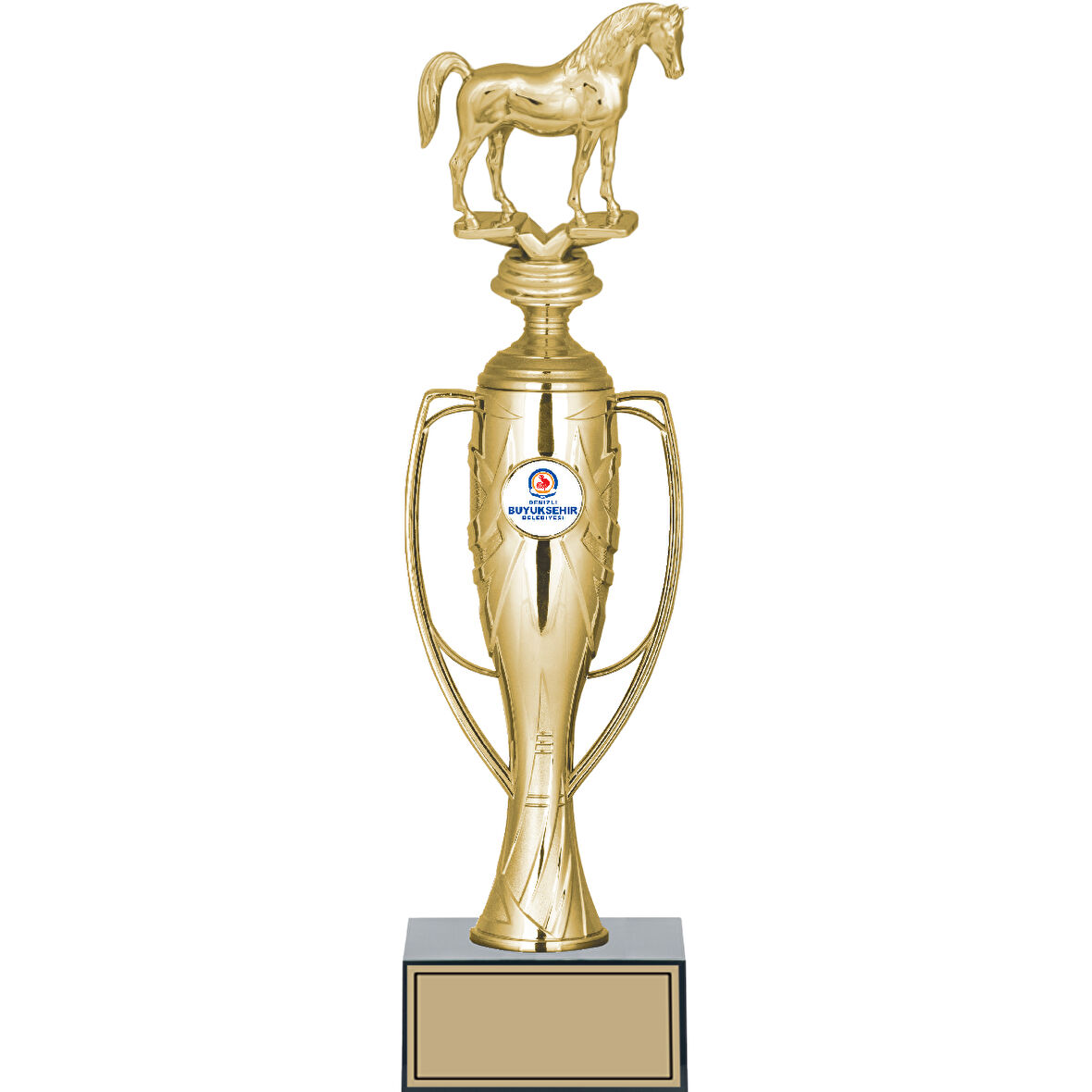 ODAK KUPA - Figürlü Kupalar - At Figürlü Kupalar FG-026 C - 36 cm